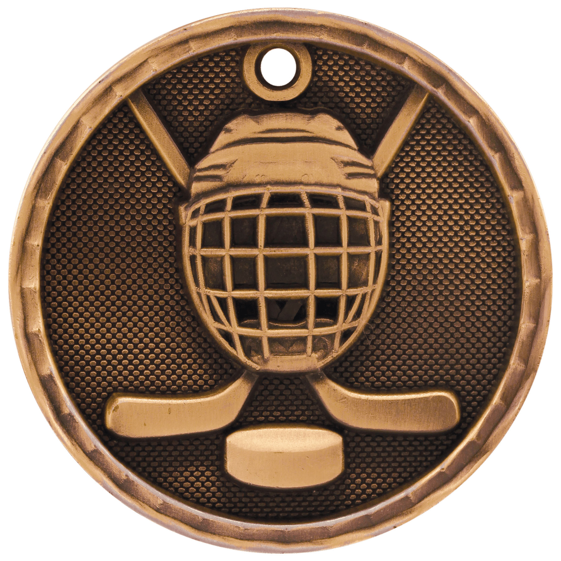 2" 3D Hockey Medal - Image 3