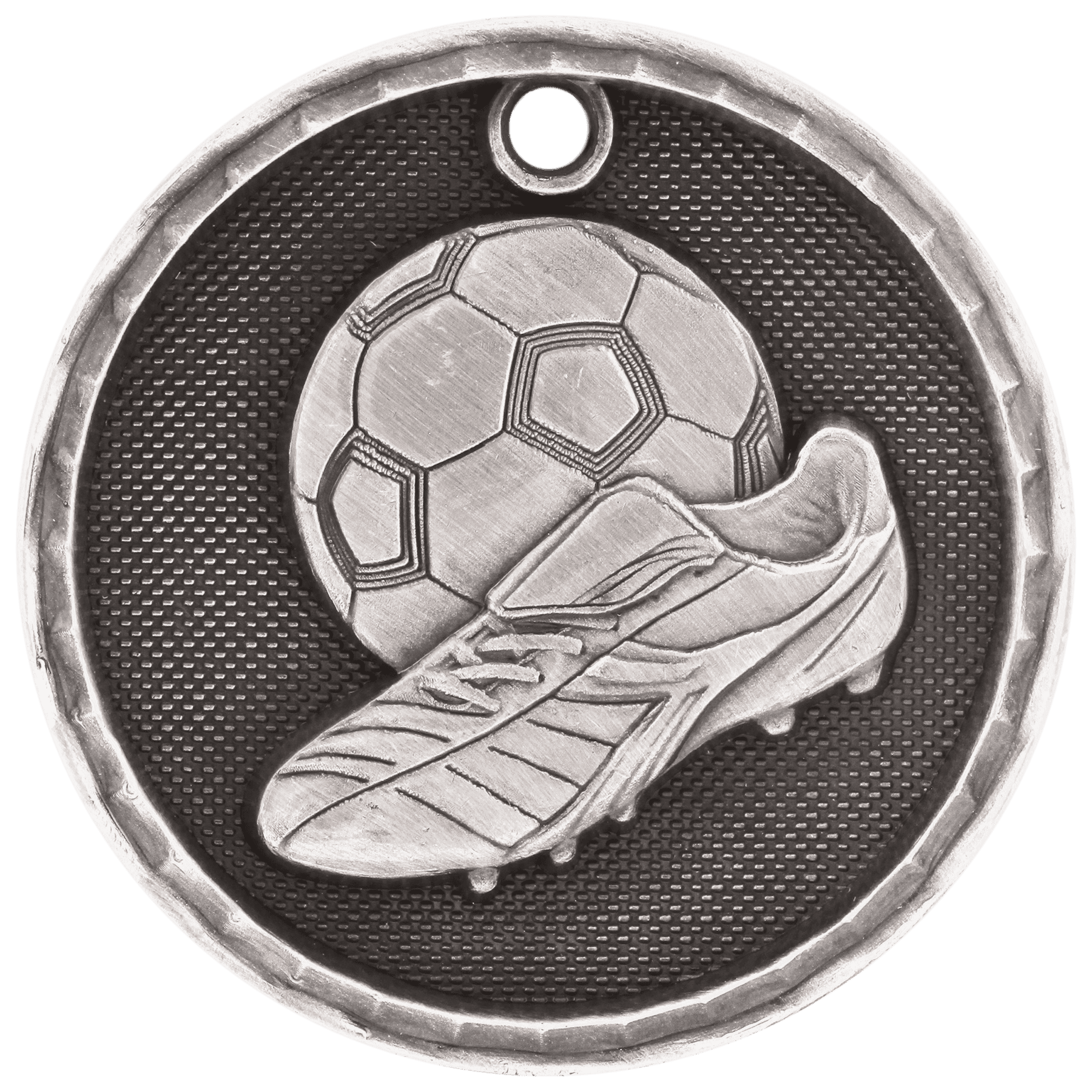 2" 3D Soccer Medal - Image 2