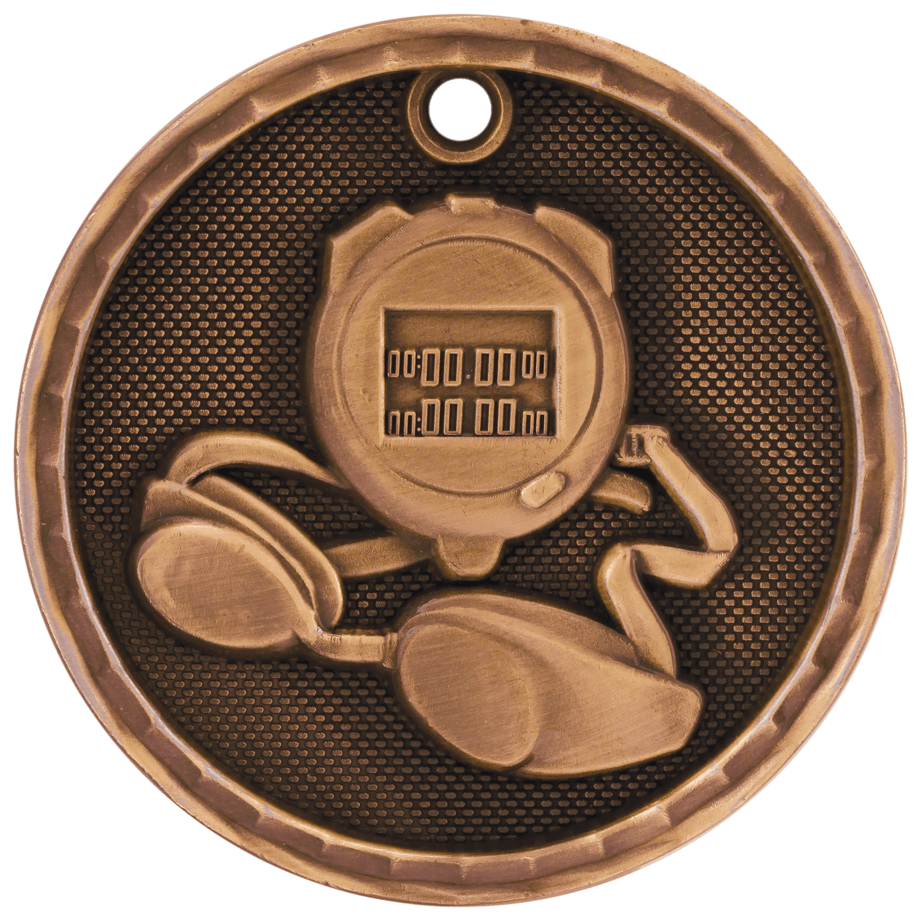 2" 3D Swimming Medal - Image 3