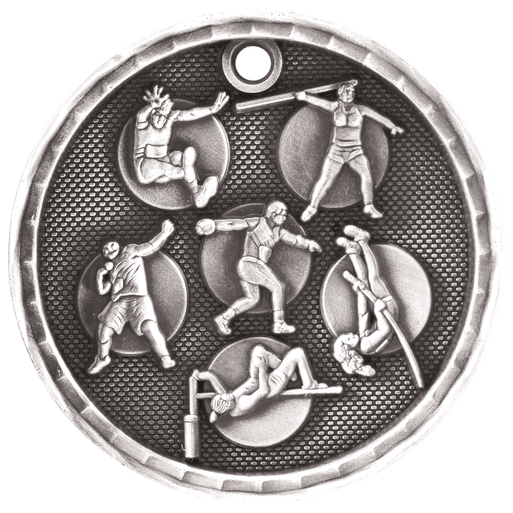 2" 3D Track and Field Medal - Image 2