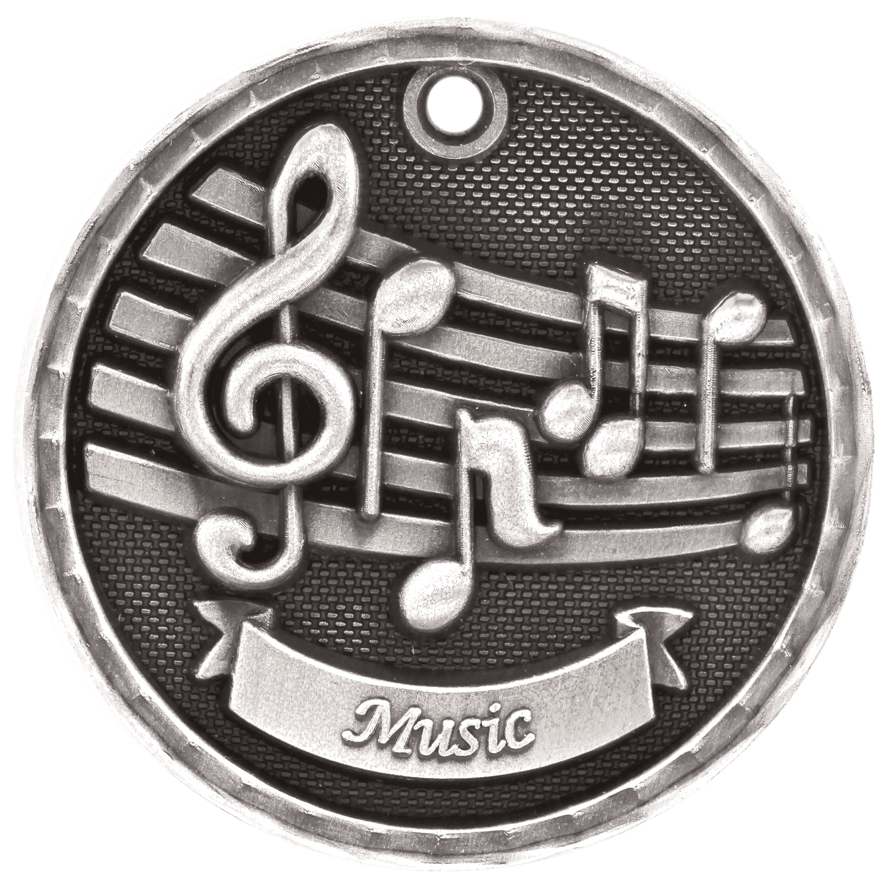 2" 3D Music Medal - Image 2