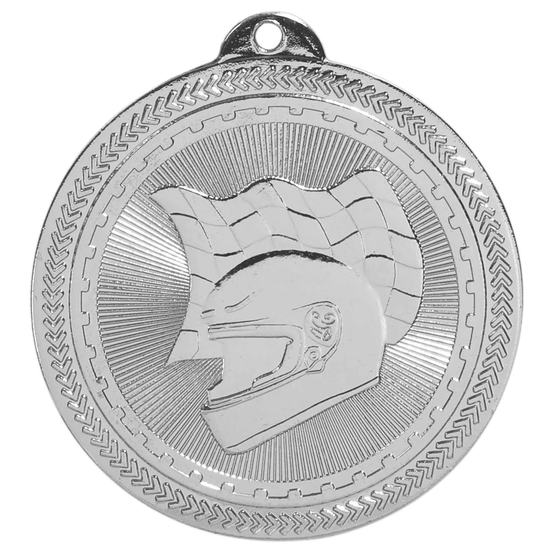 2" Racing Laserable BriteLazer Medal - Image 2