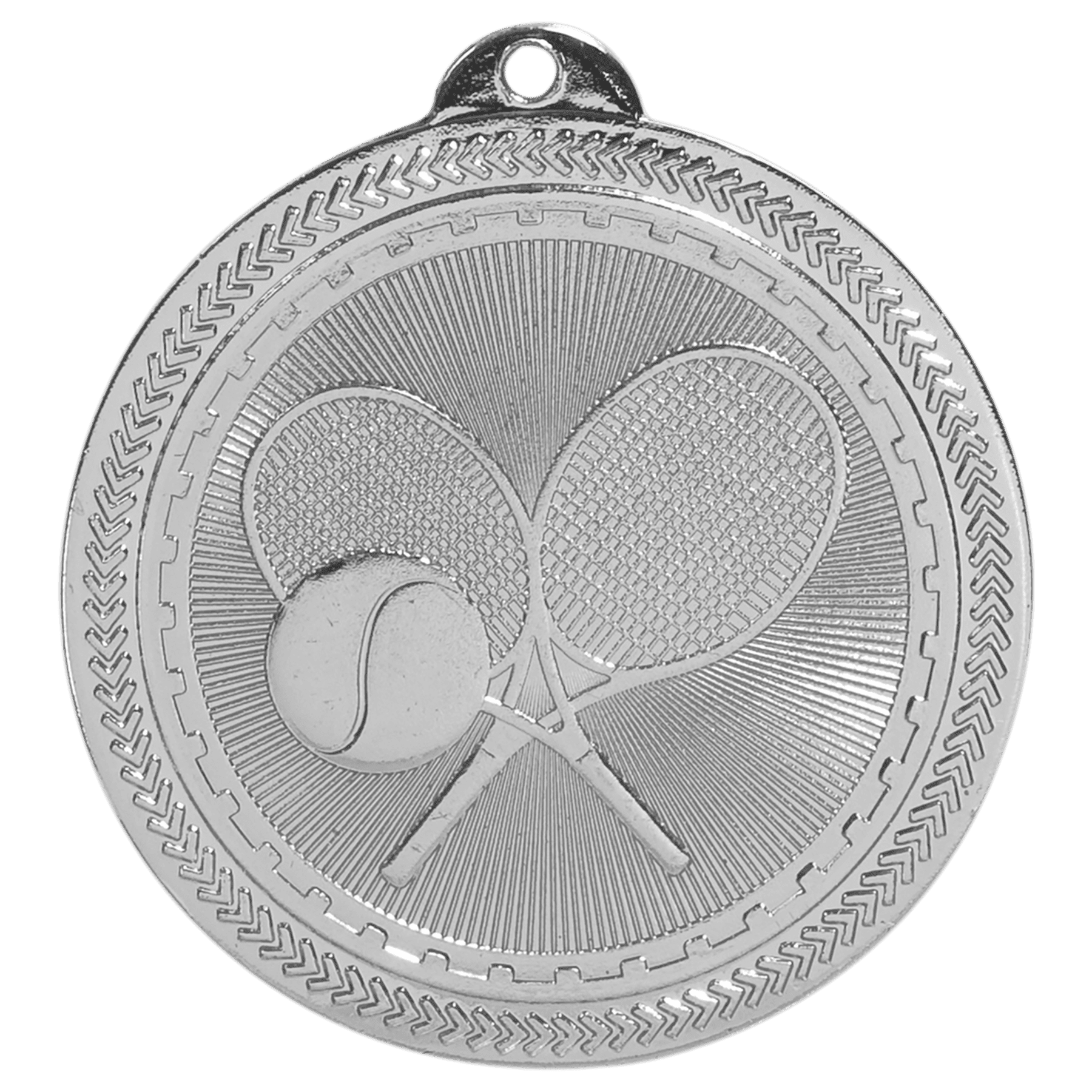 2" Tennis Laserable BriteLazer Medal - Image 2