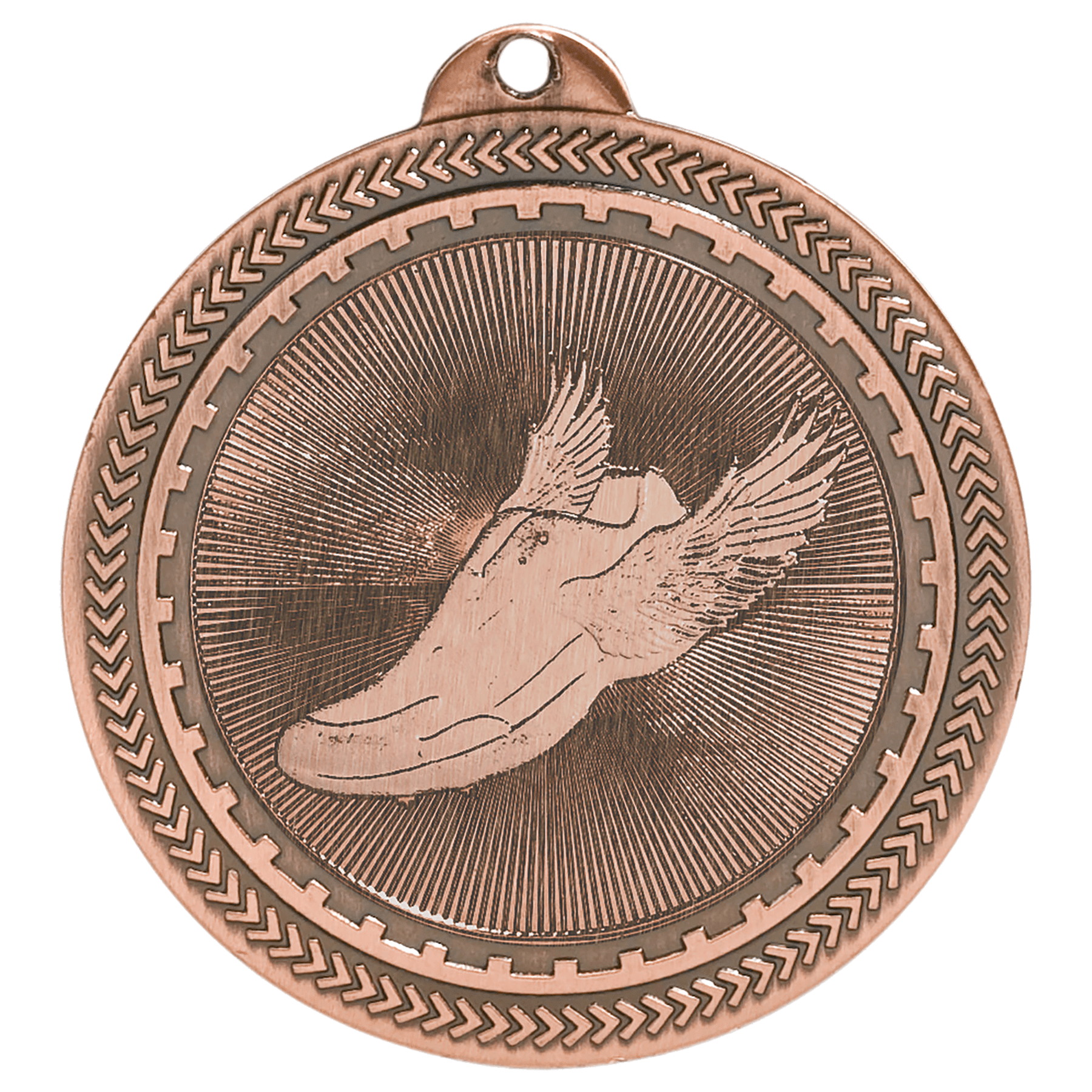 2" Track Laserable BriteLazer Medal - Image 3