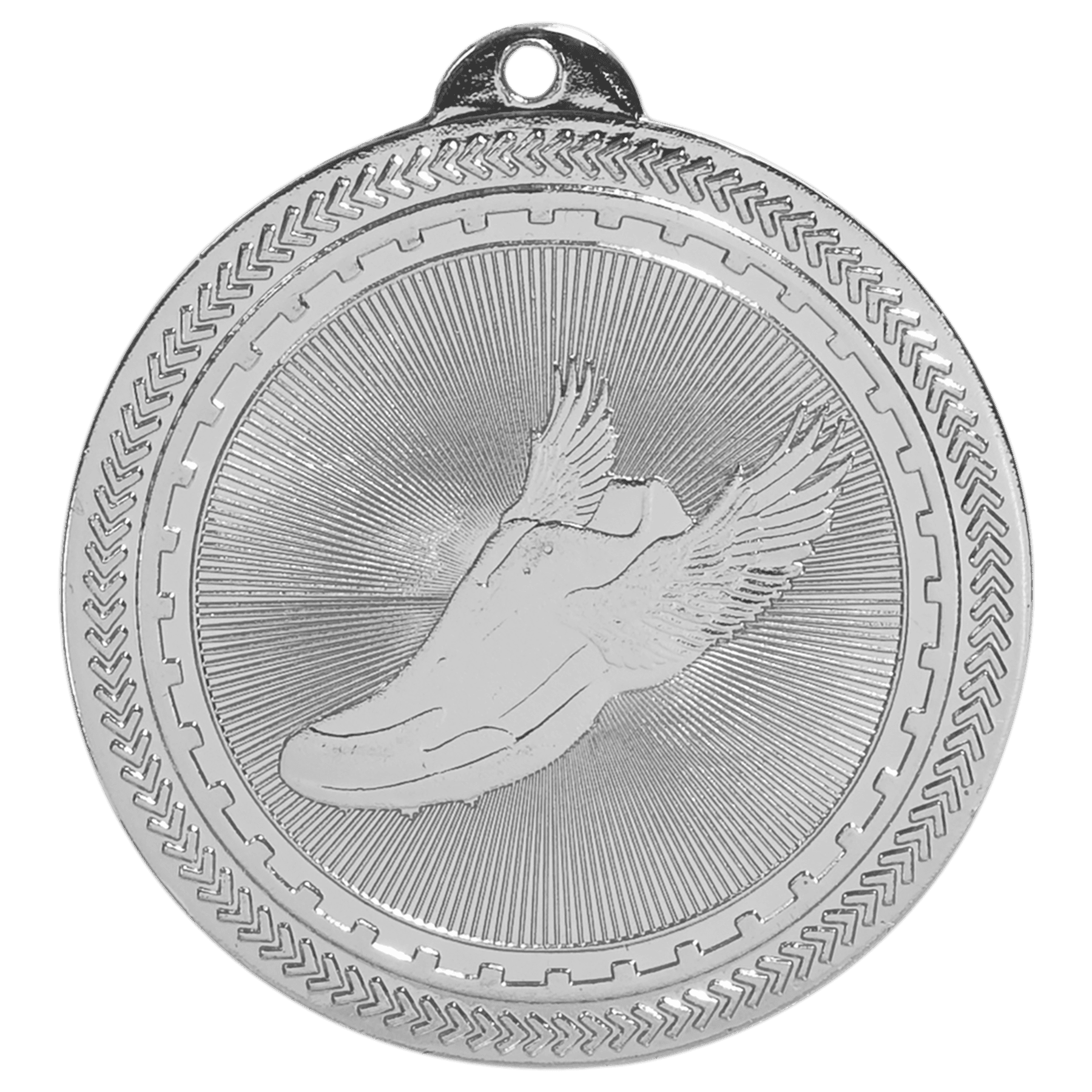 2" Track Laserable BriteLazer Medal - Image 2