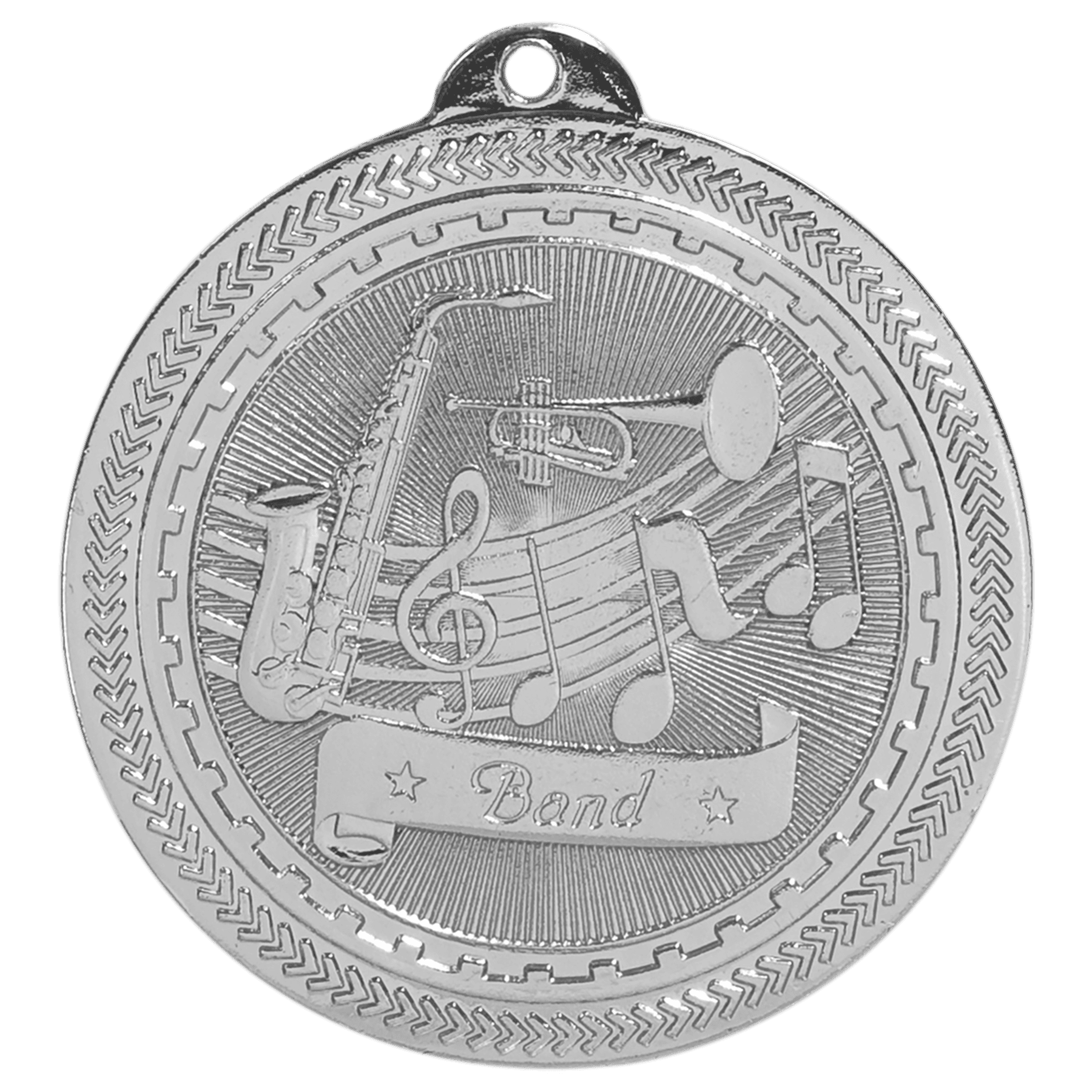 2" Band Laserable BriteLazer Medal - Image 2