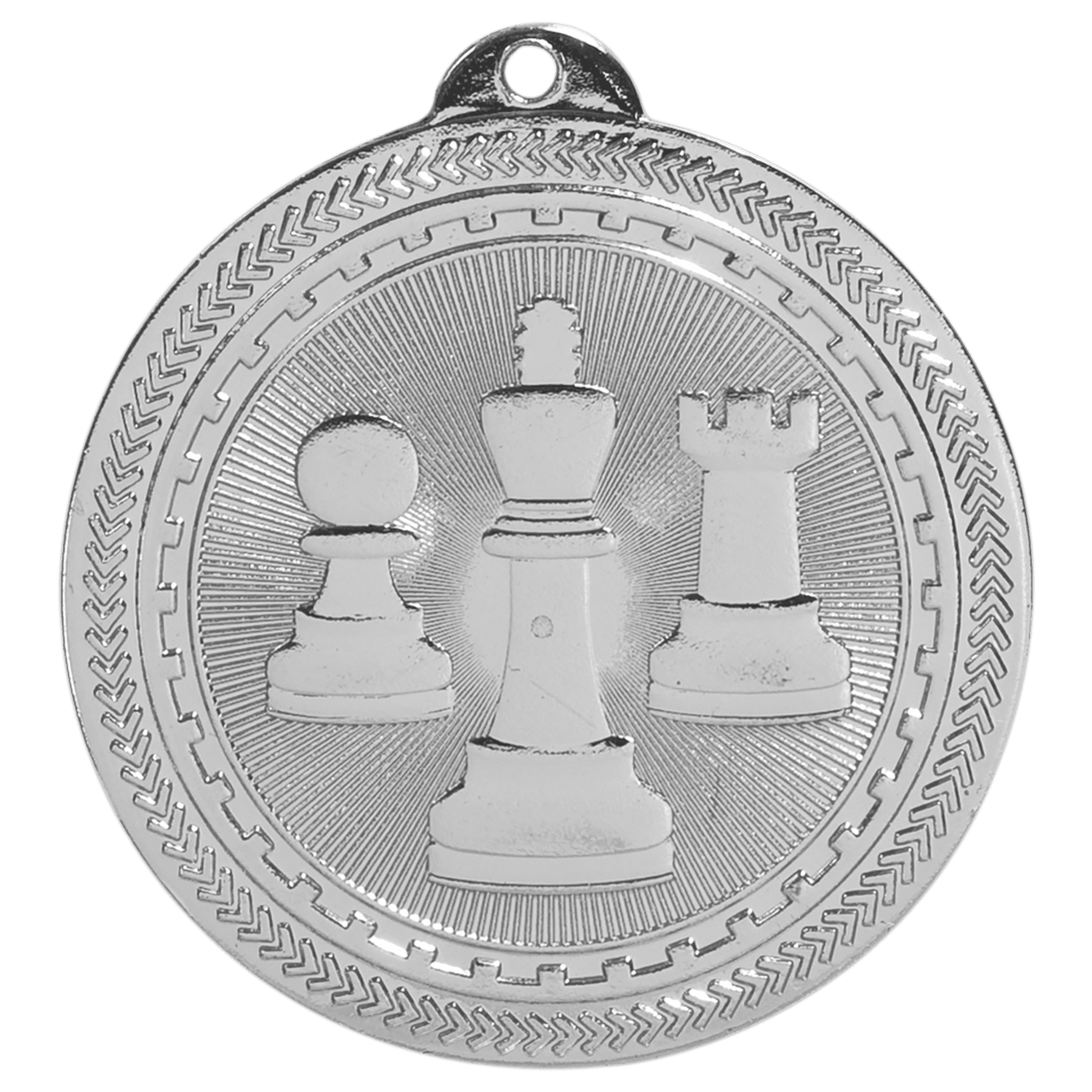 2" Chess Laserable BriteLazer Medal - Image 2