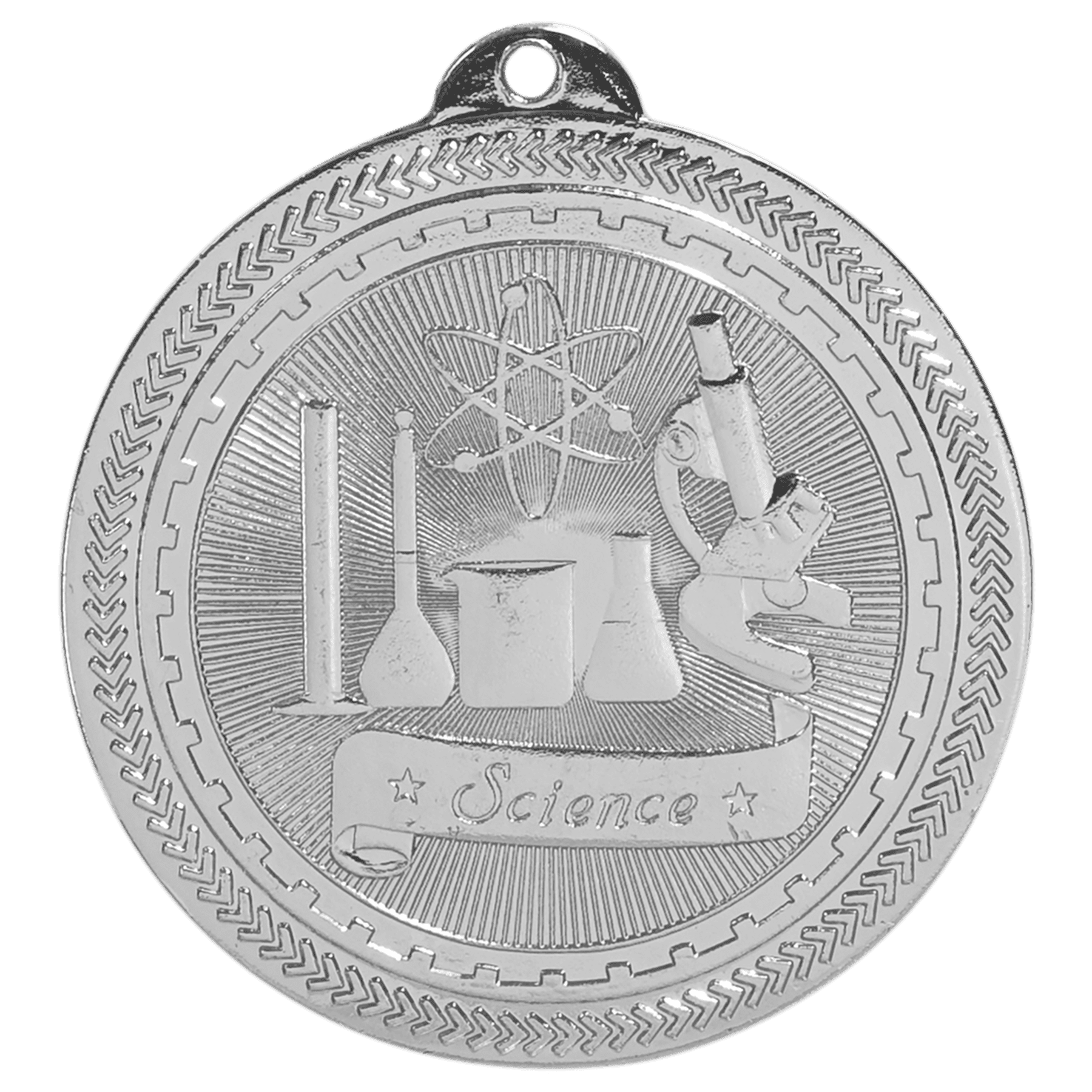 2" Science Laserable BriteLazer Medal - Image 2