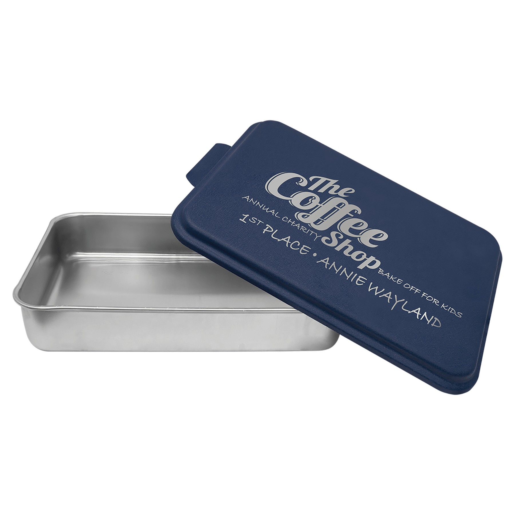 9" x 13" Aluminum Cake Pan with Lid - Image 3
