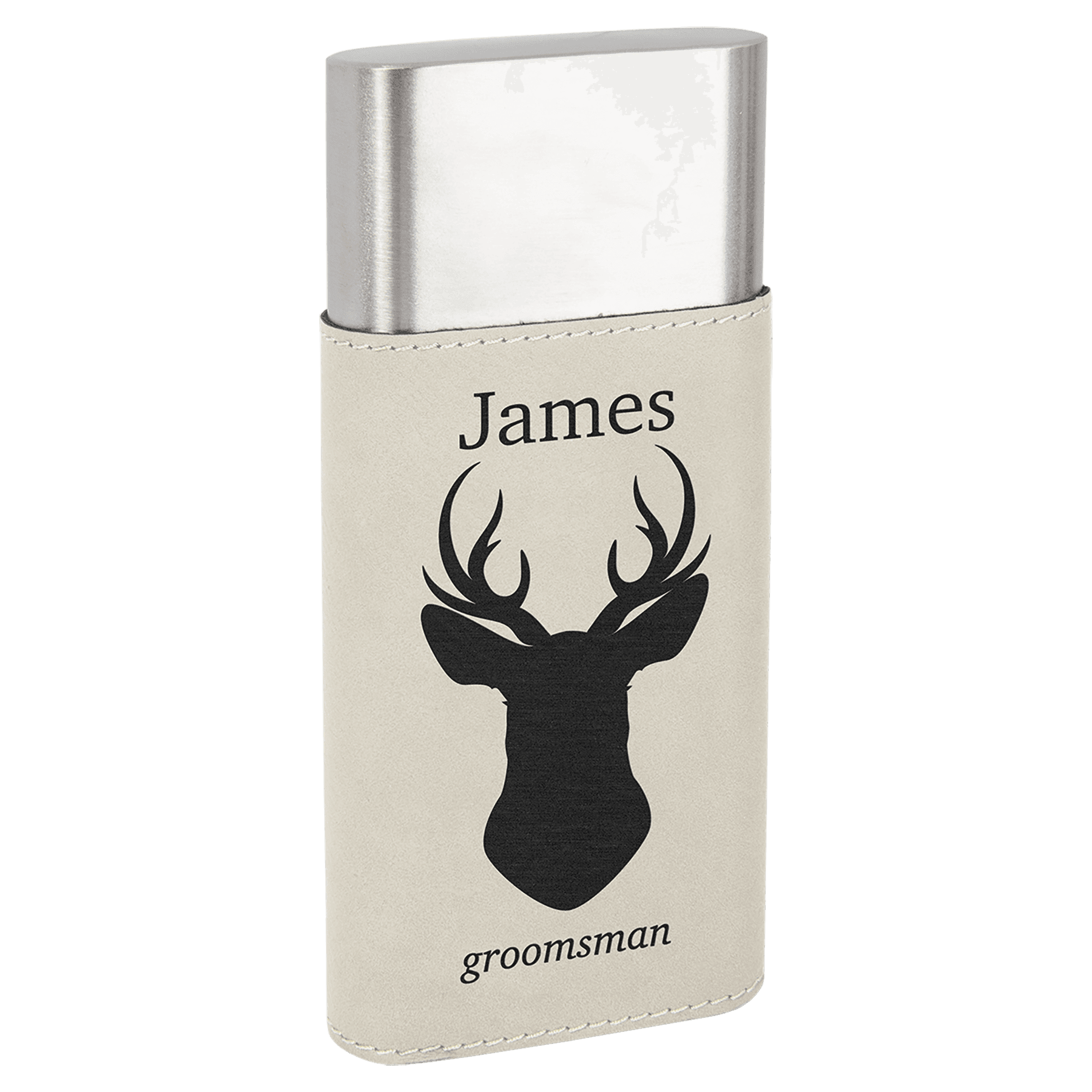 Laserable Leatherette Cigar Case with Cutter - Image 7