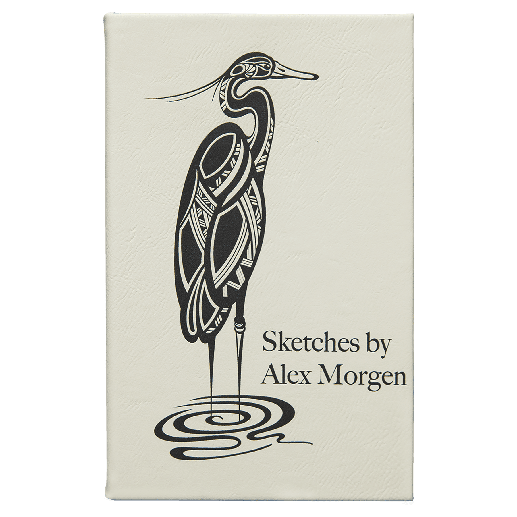 5 1/4" x 8 1/4" Laserable Leatherette Sketch Book with Unlined Notepad - Image 11