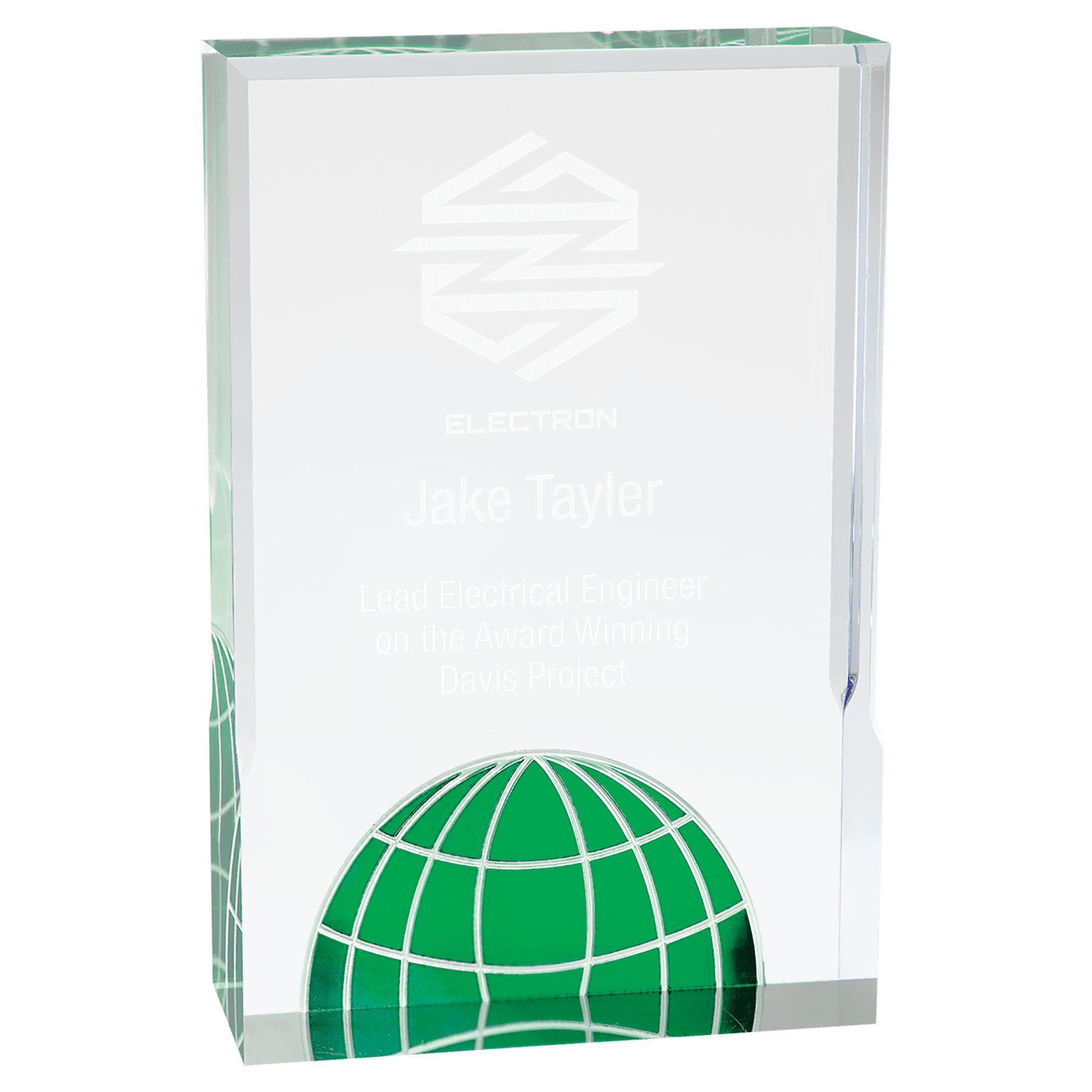 5" x 7" Globe Acrylic - Image 2