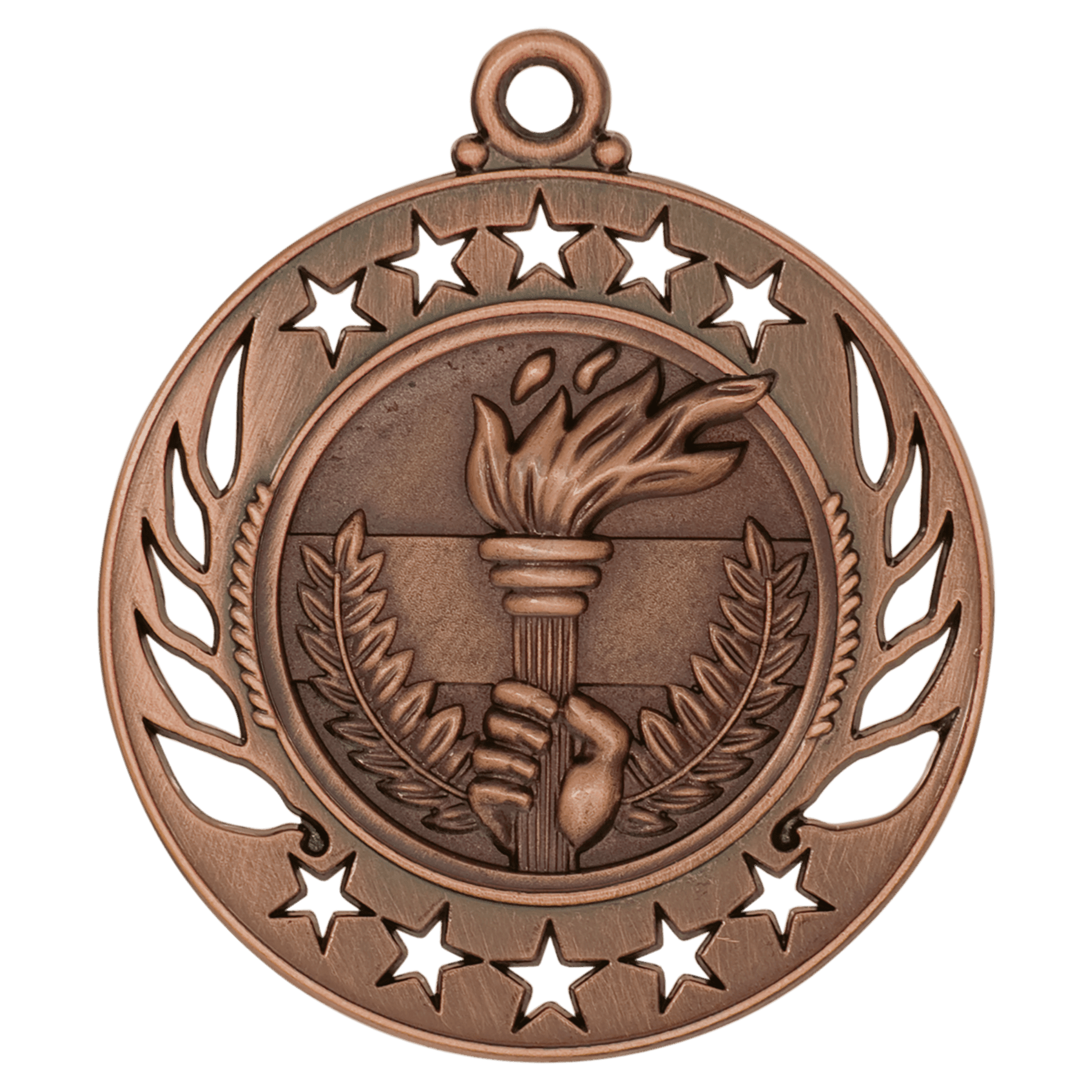 2 1/4" Torch Galaxy Medal - Image 3
