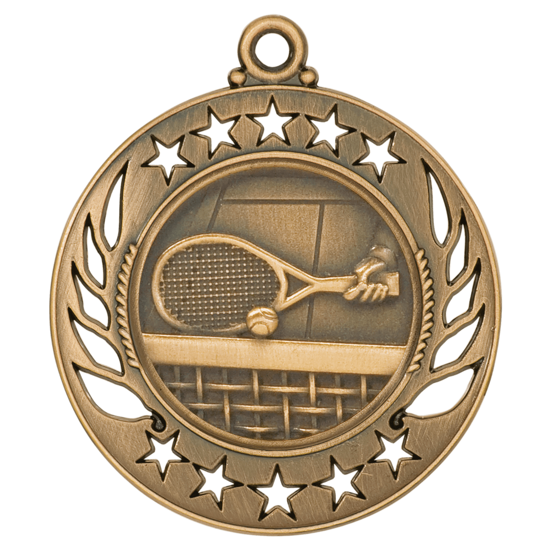 2 1/4" Tennis Galaxy Medal - Image 3