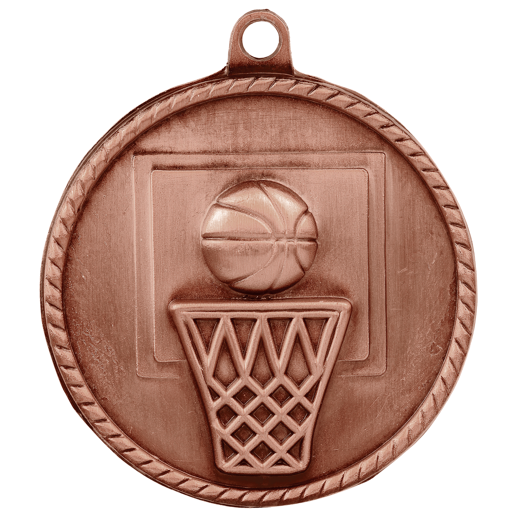 2" Basketball High Relief Medal - Image 3