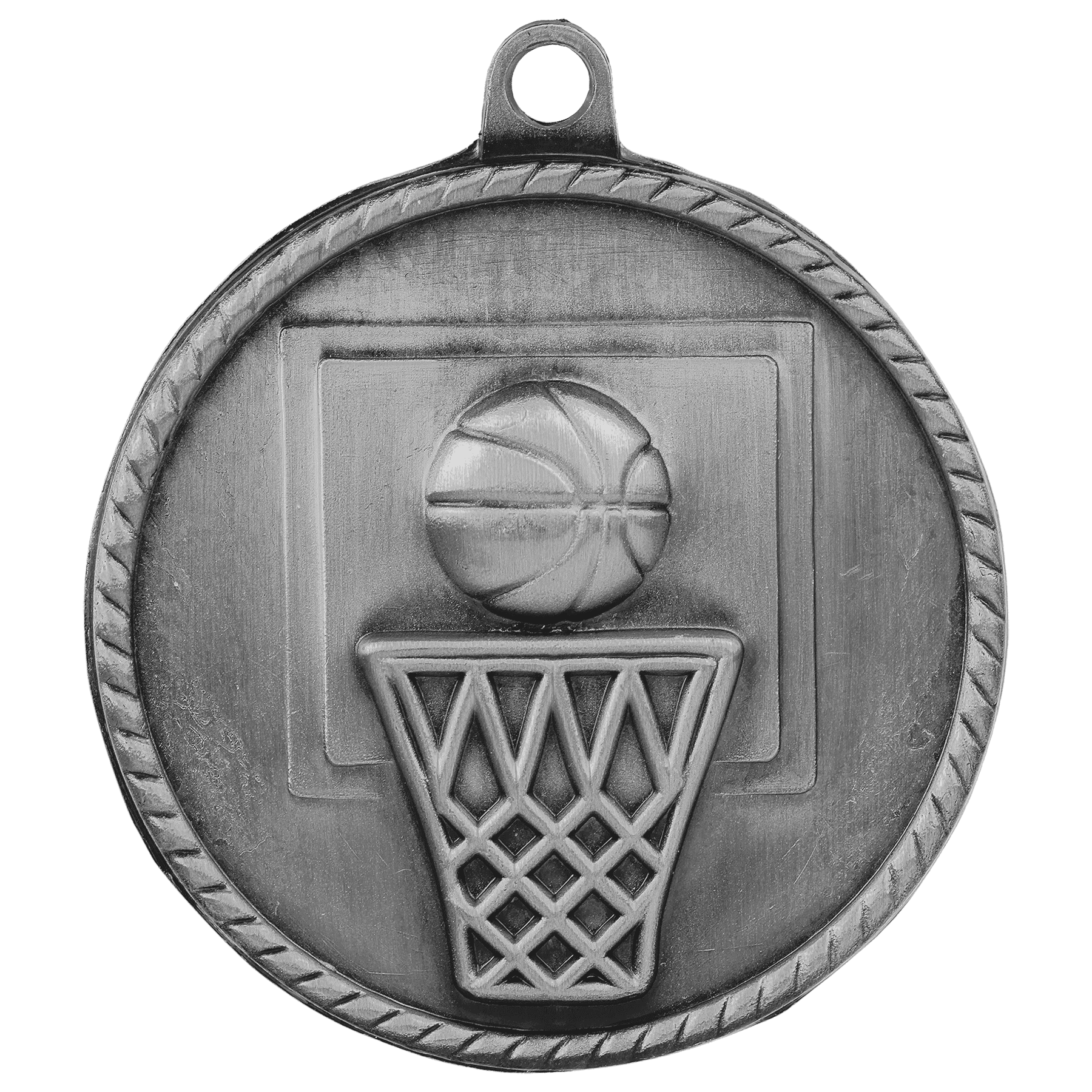 2" Basketball High Relief Medal - Image 2
