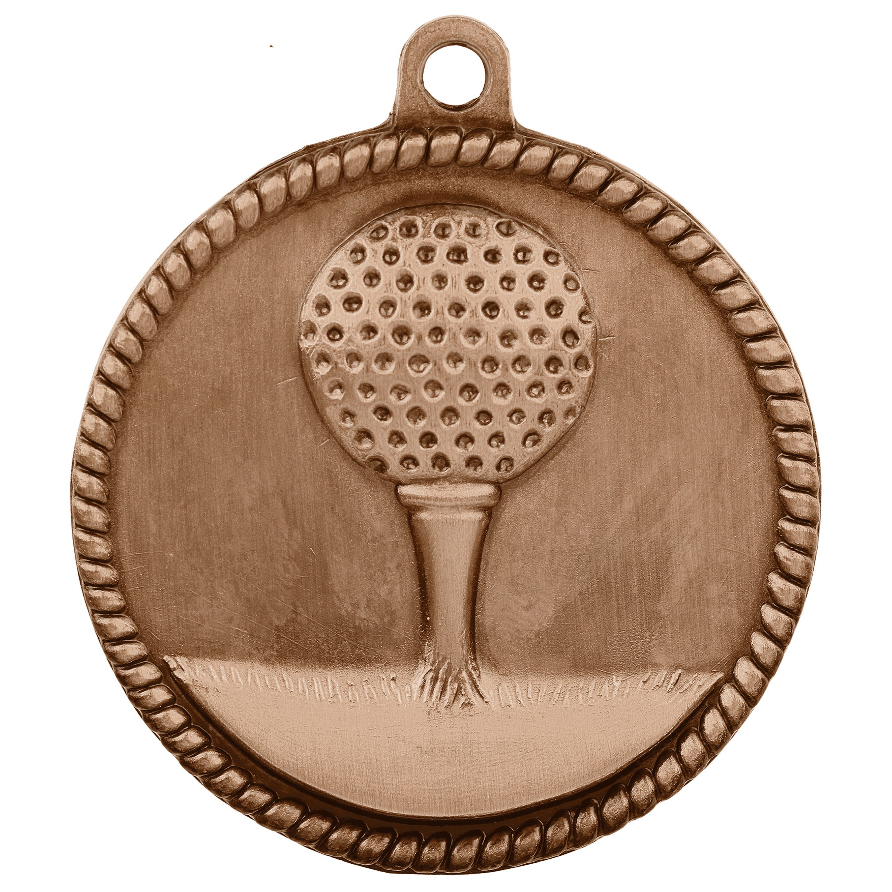 2" Golf High Relief Medal - Image 3