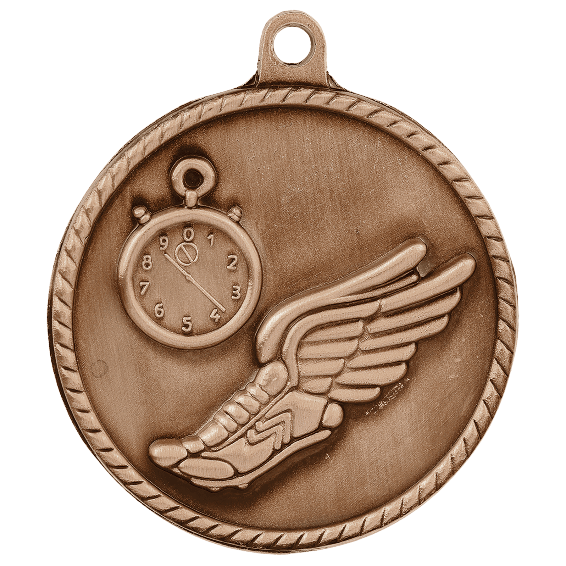 2" Track High Relief Medal - Image 3