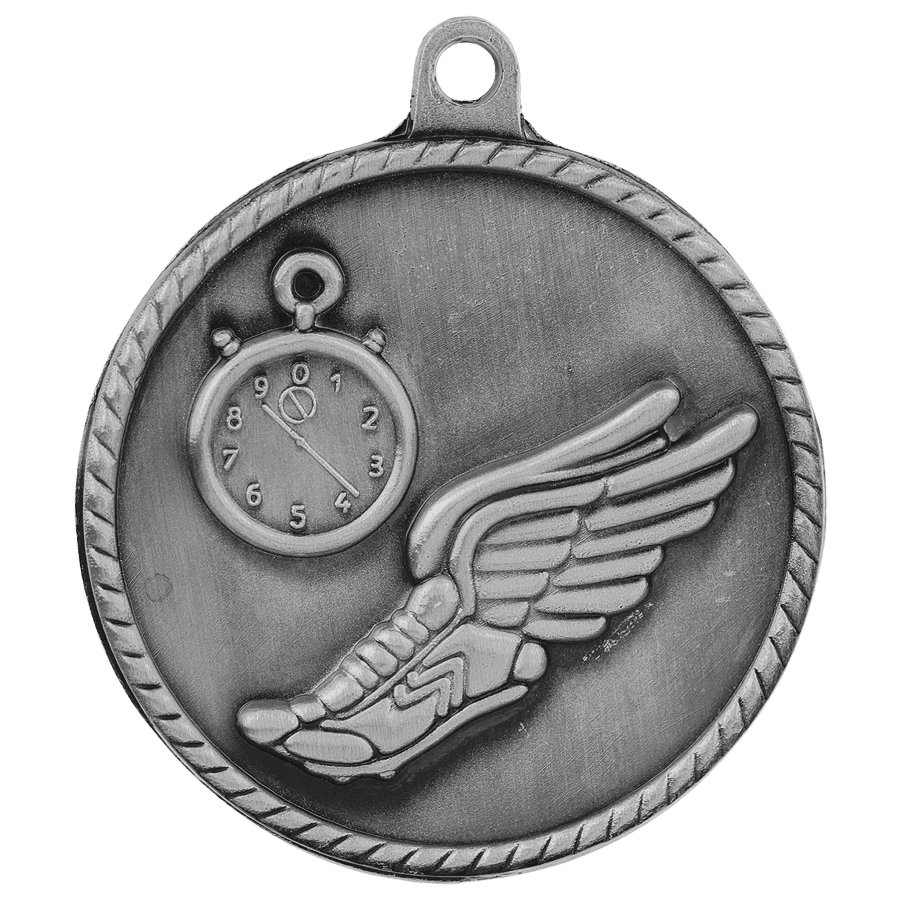 2" Track High Relief Medal - Image 2