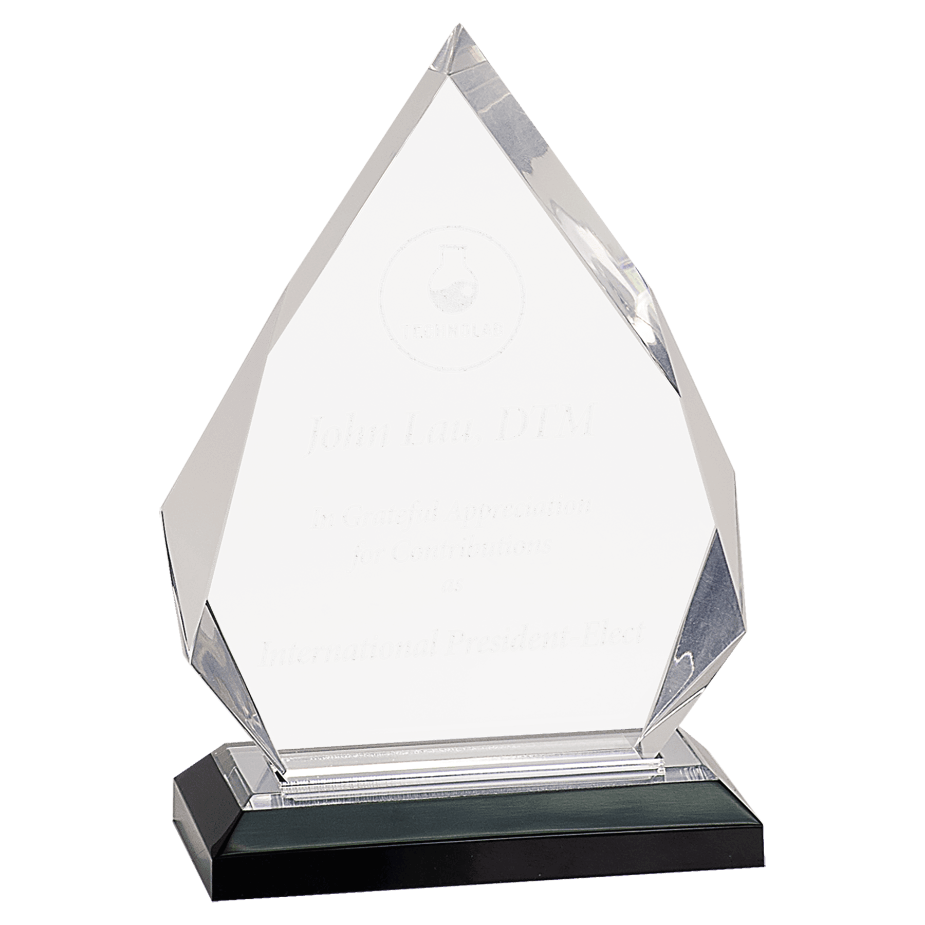 5 1/4" x 7 3/4" Diamond Impress Acrylic - Image 2