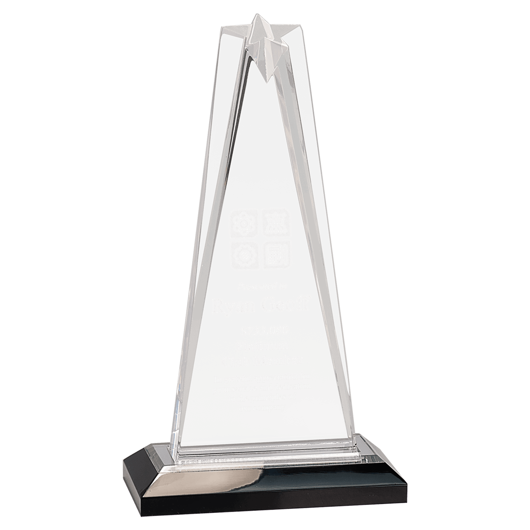 9" Star Impress Acrylic - Image 2