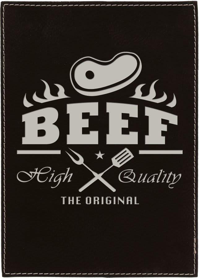 8" x 10" Laserable Leatherette Plaque - Image 6