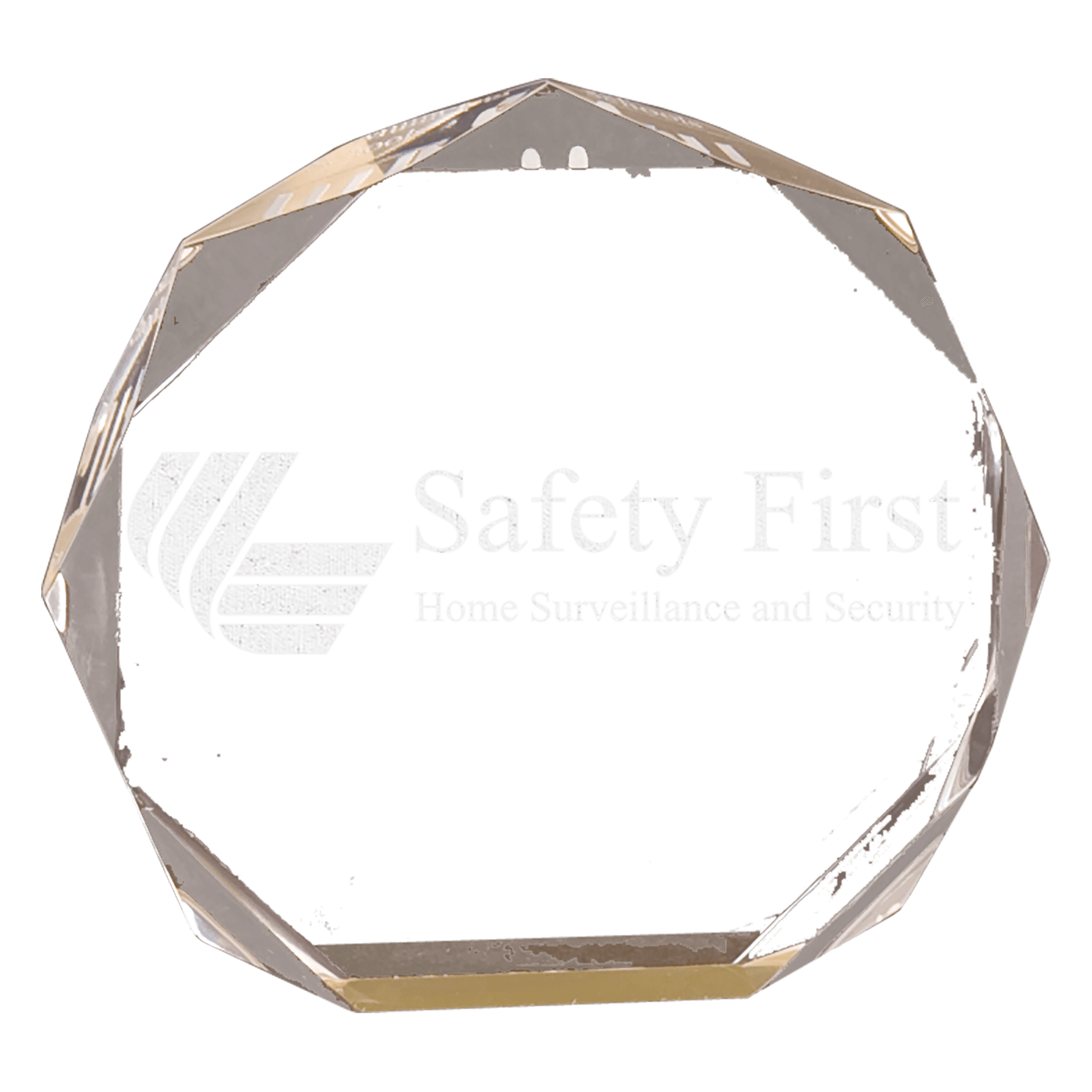 7" Octagon Acrylic Award - Image 2