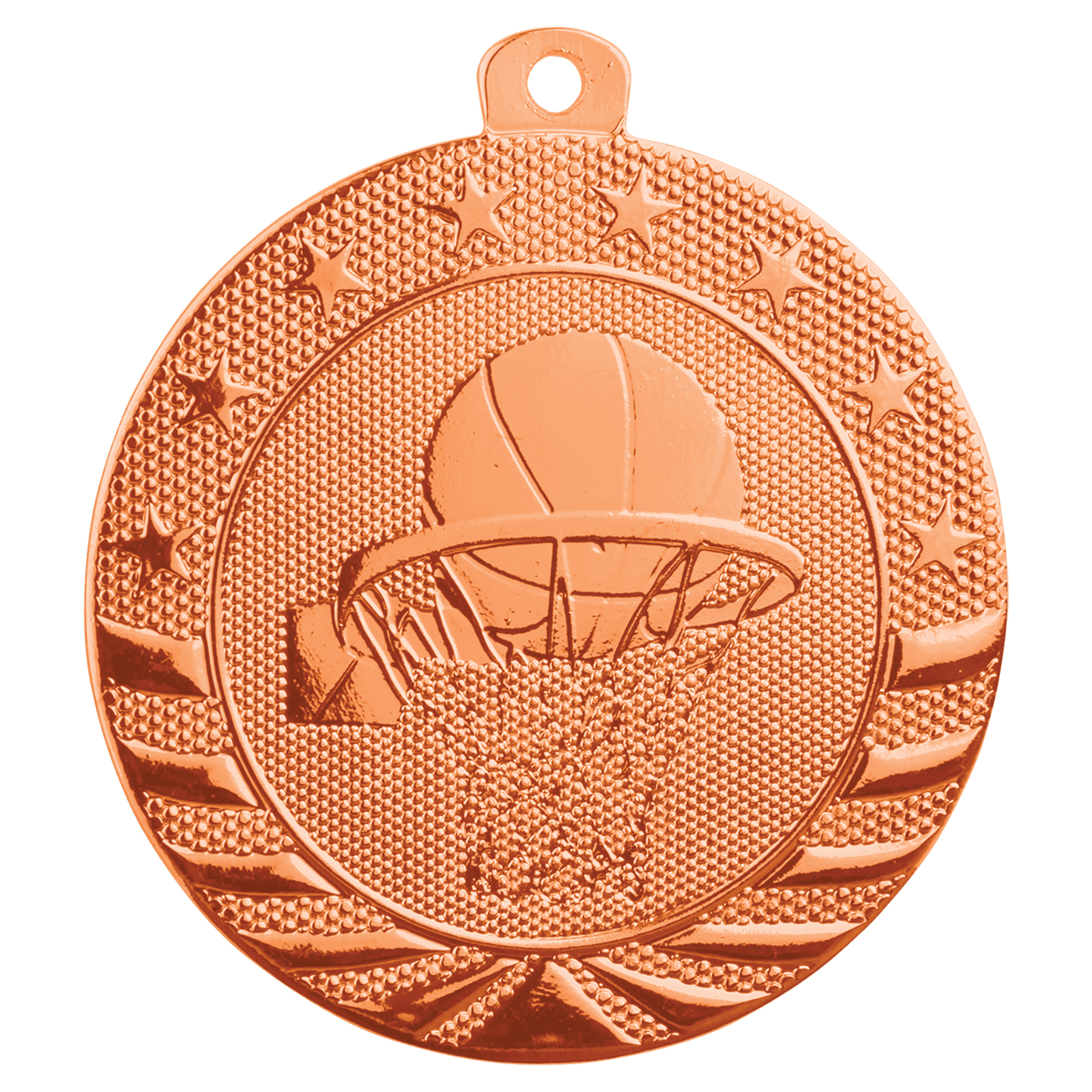 2" Basketball Starbrite Medal - Image 3