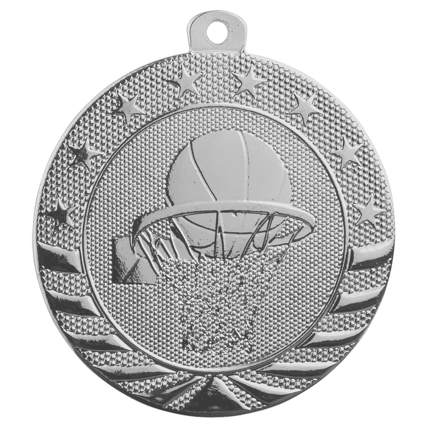 2" Basketball Starbrite Medal - Image 2