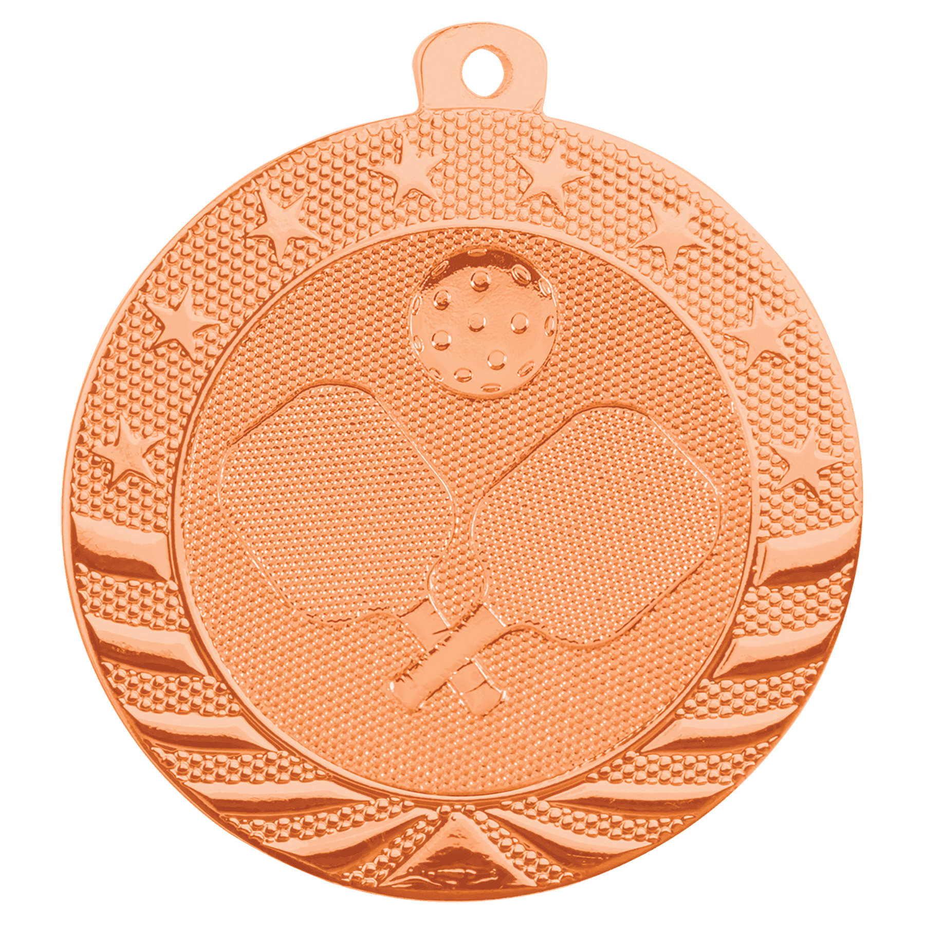 2" Pickleball Starbrite Medal - Image 3