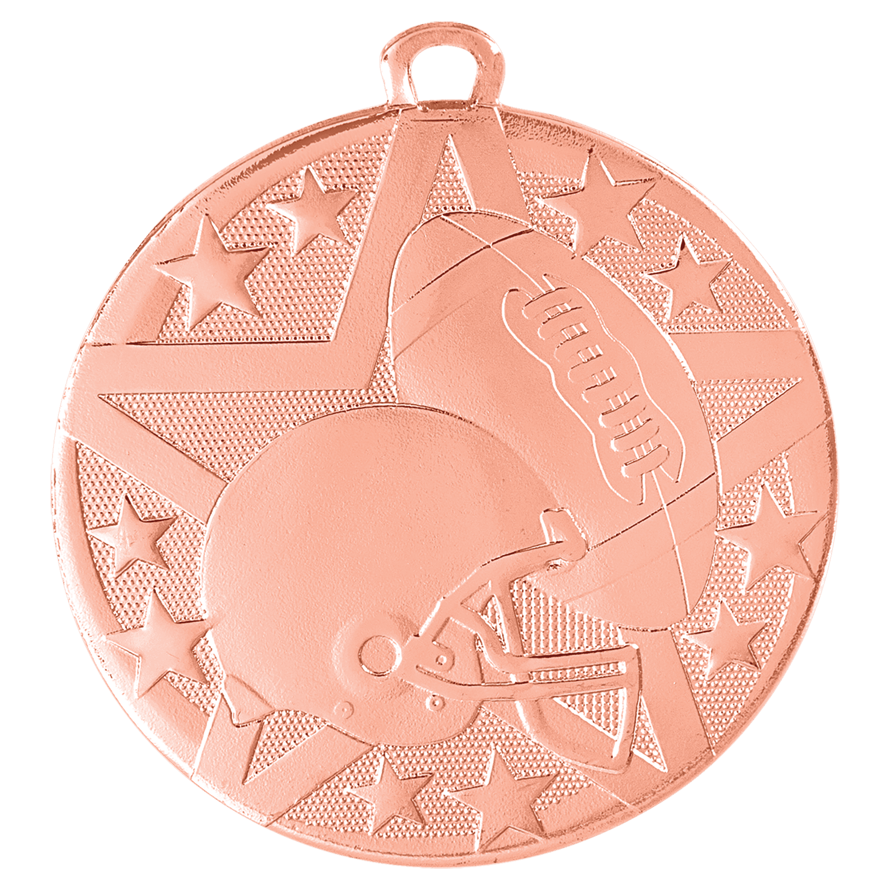 2" Superstar Football Medal - Image 3