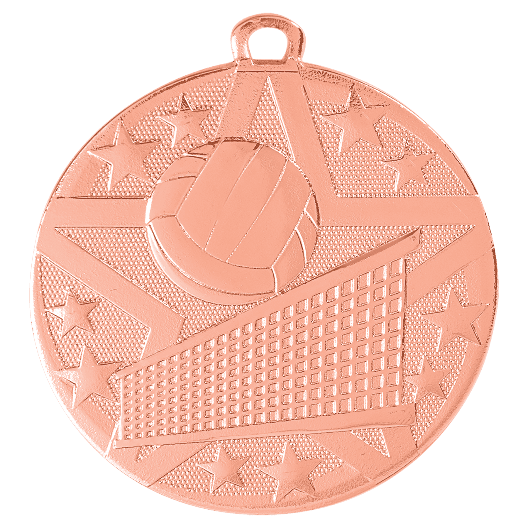 2" Superstar Volleyball Medal - Image 3