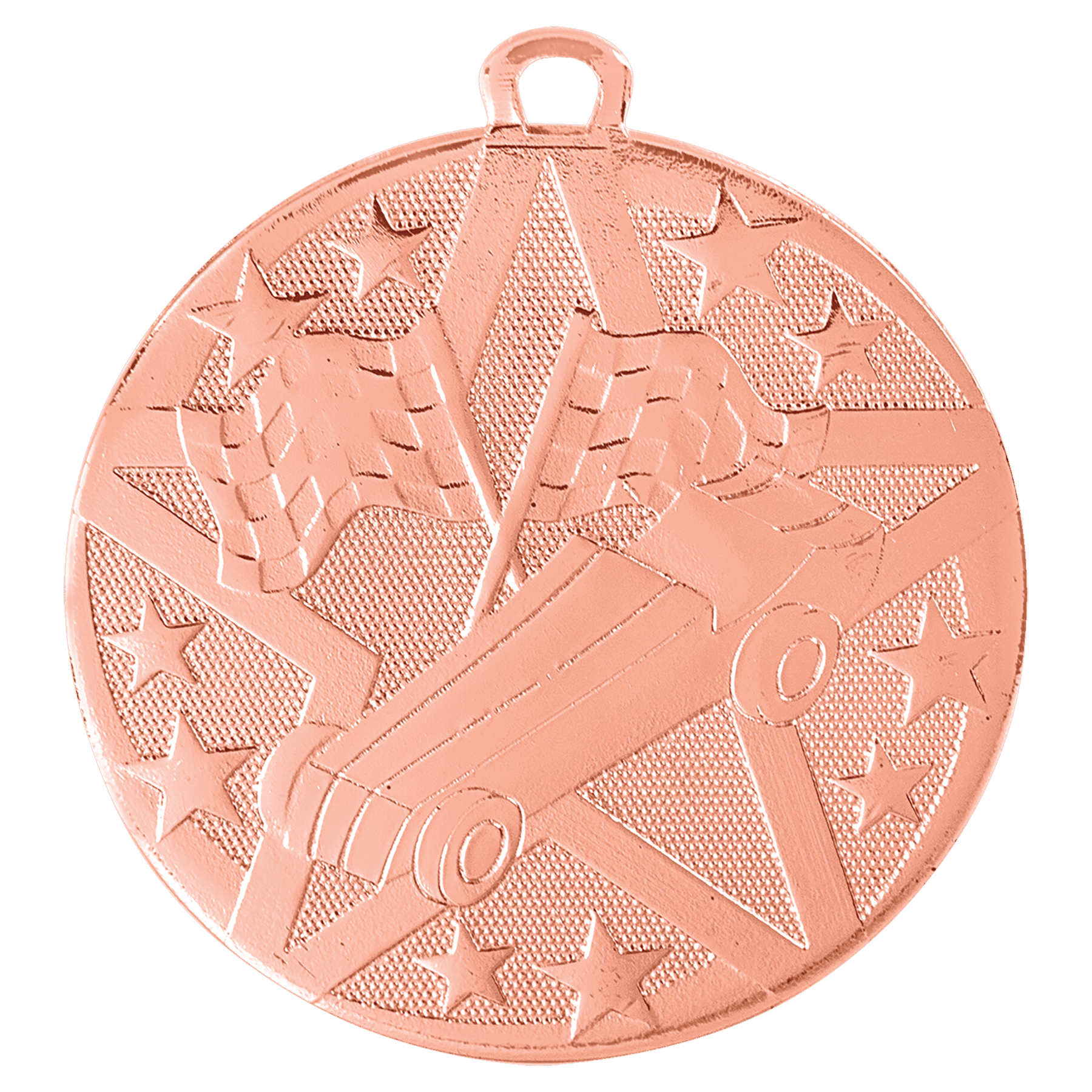 2" Superstar Pinewood Derby Medal - Image 3