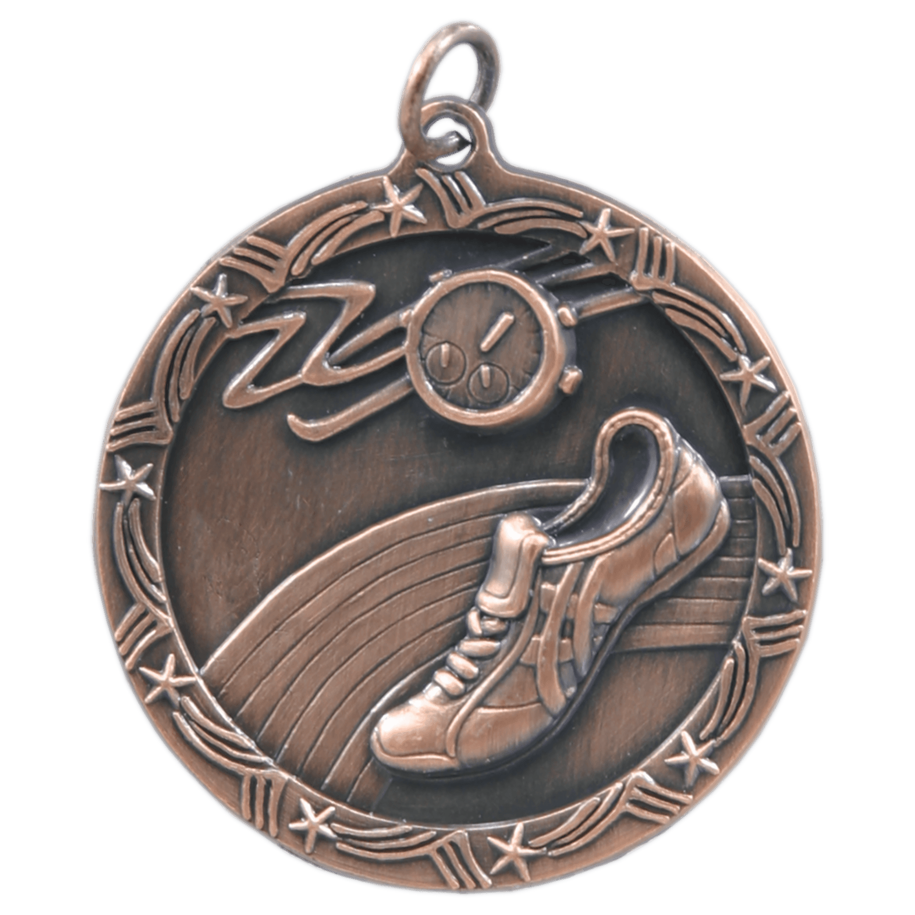 1 3/4" Track Shooting Star Medal - Image 3