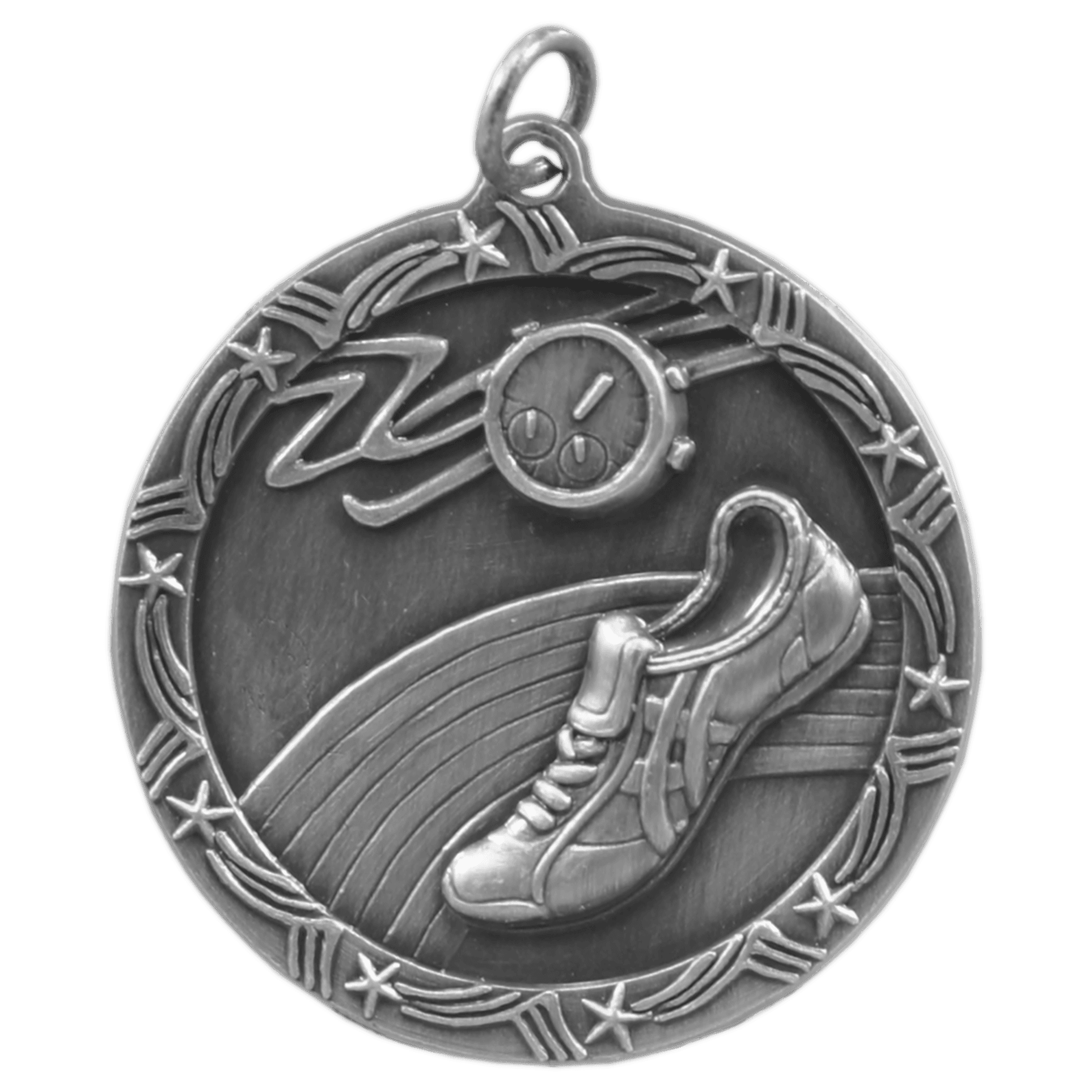 1 3/4" Track Shooting Star Medal - Image 2