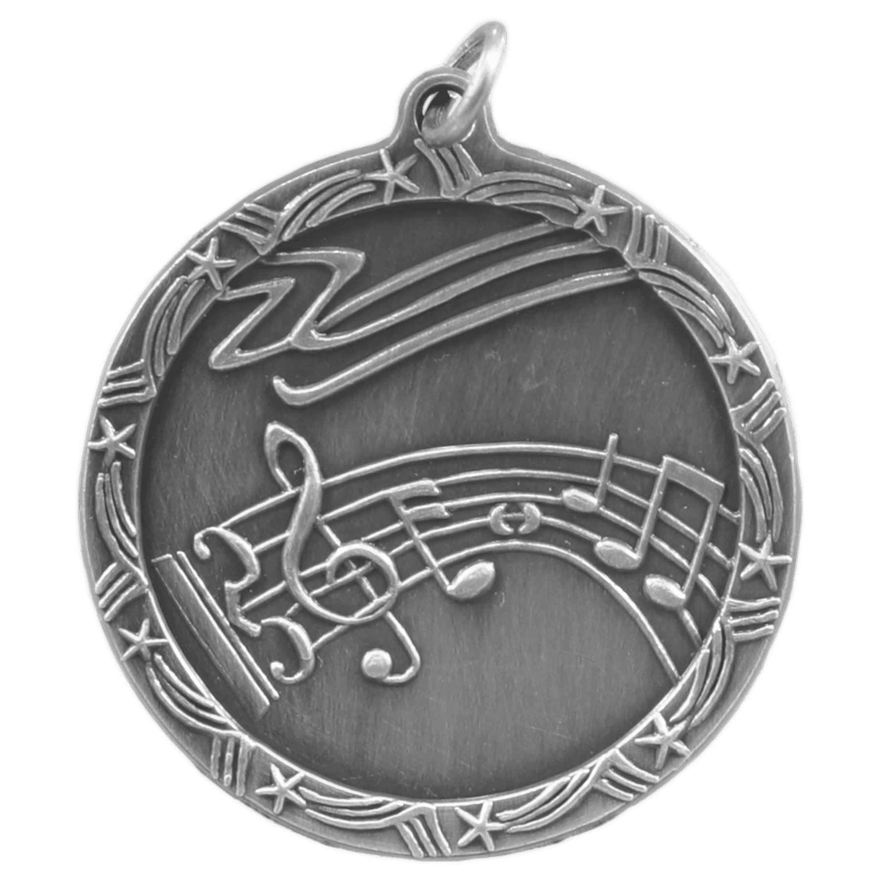 1 3/4" Music Shooting Star Medal - Image 2