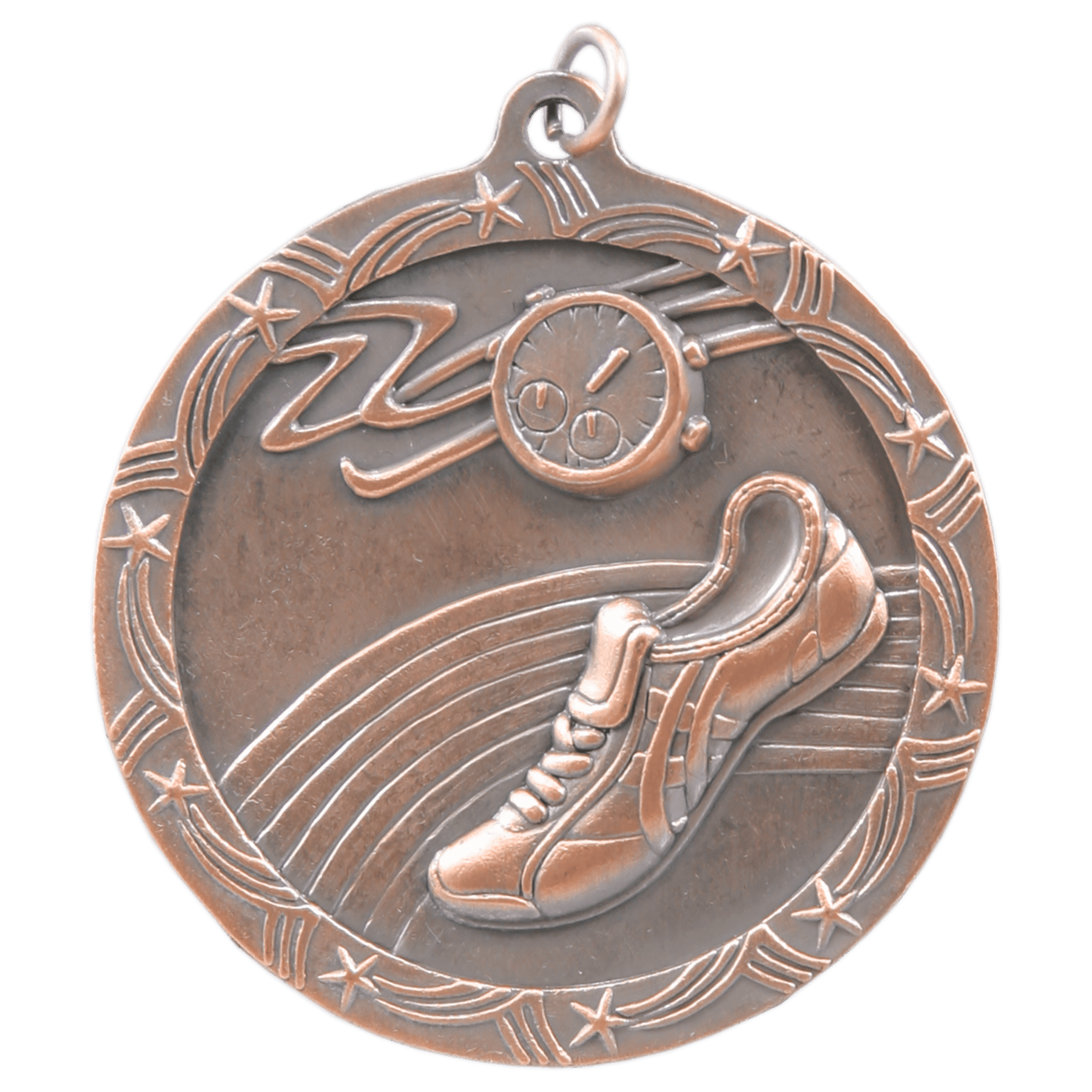 2 1/2" Track Shooting Star Medal - Image 3
