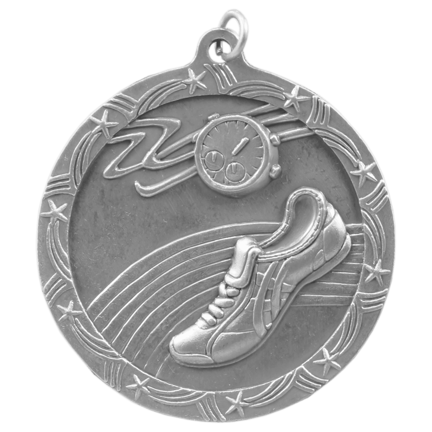 2 1/2" Track Shooting Star Medal - Image 2
