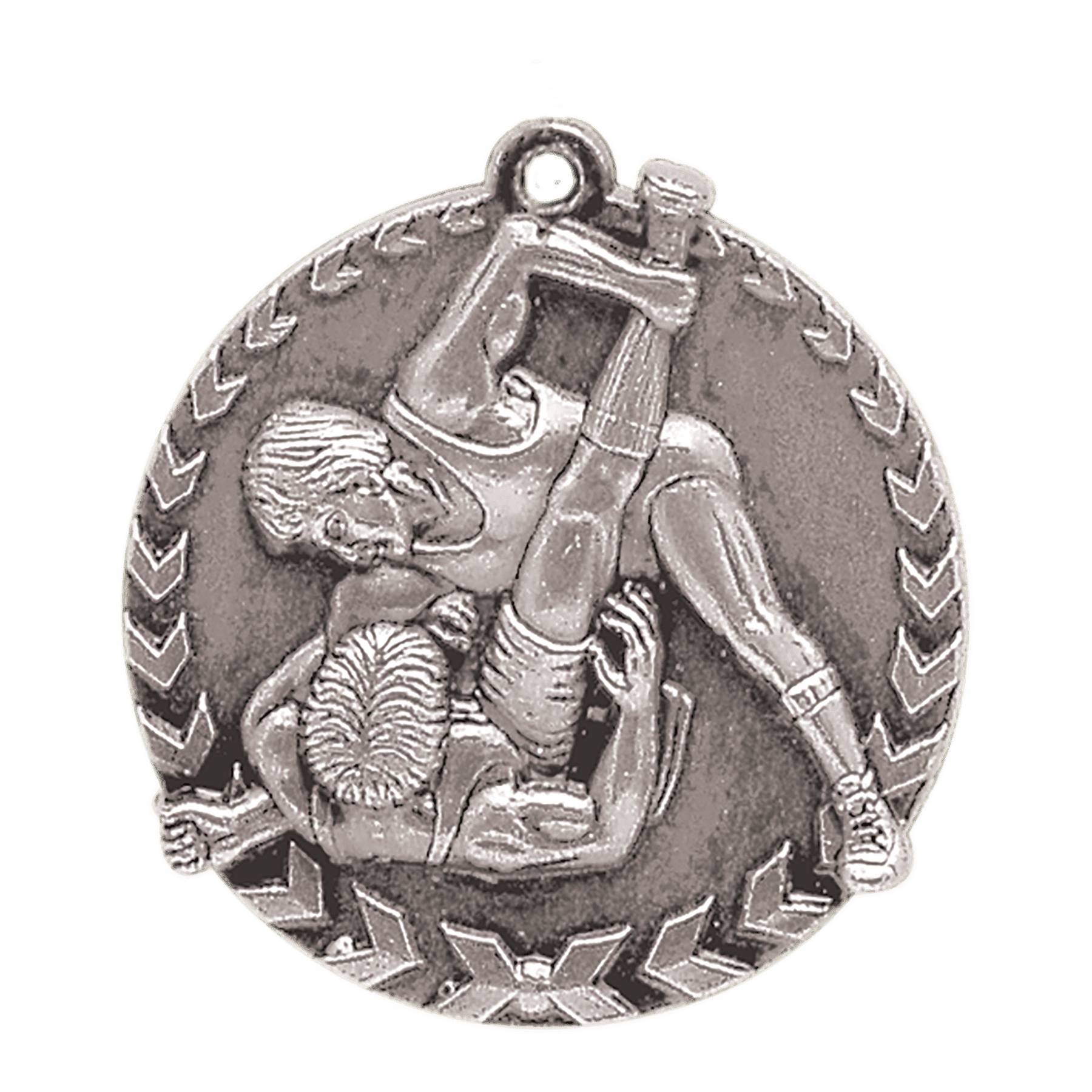 1 3/4" Wrestling Millennium Medal - Image 2