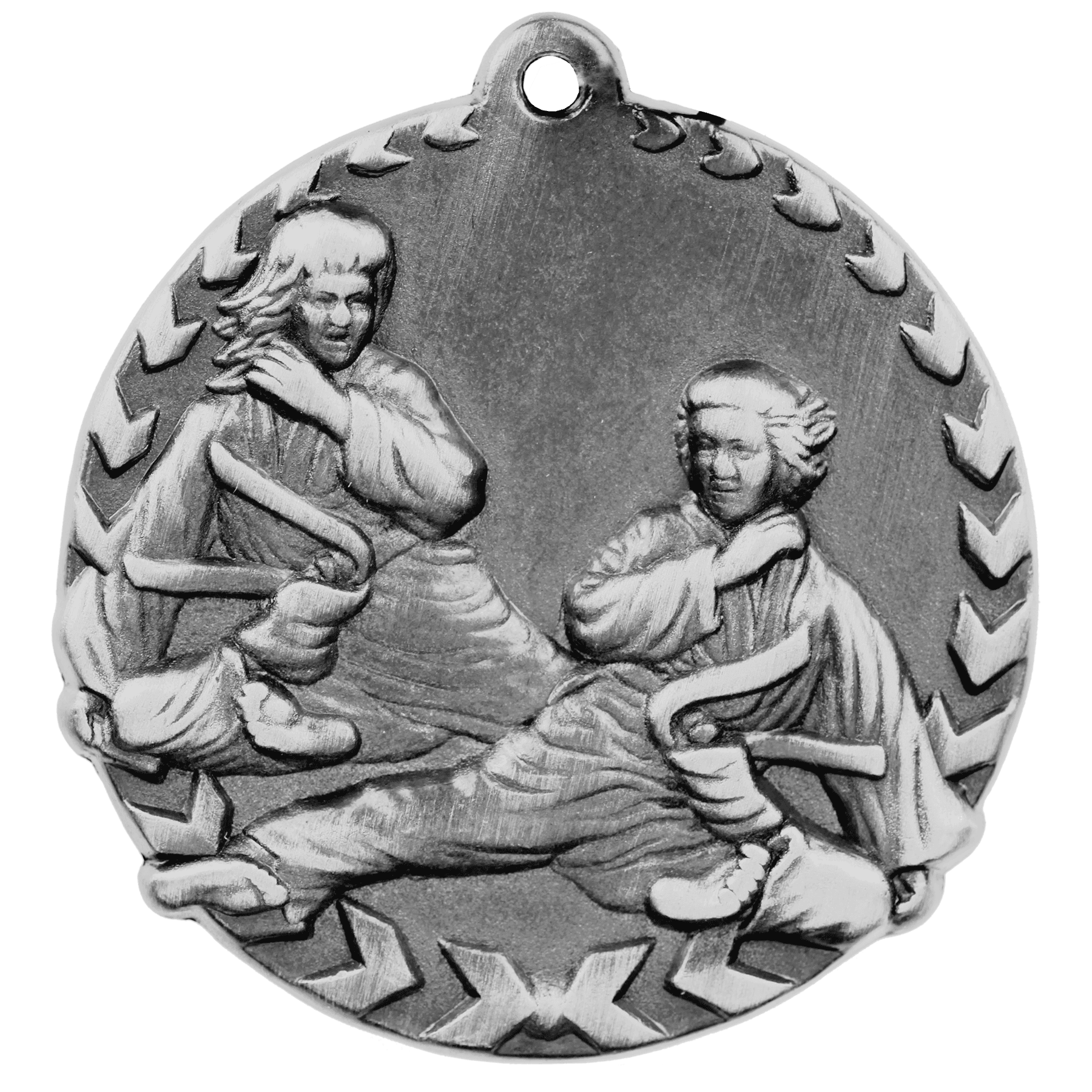 1 3/4" Martial Arts Millennium Medal - Image 2