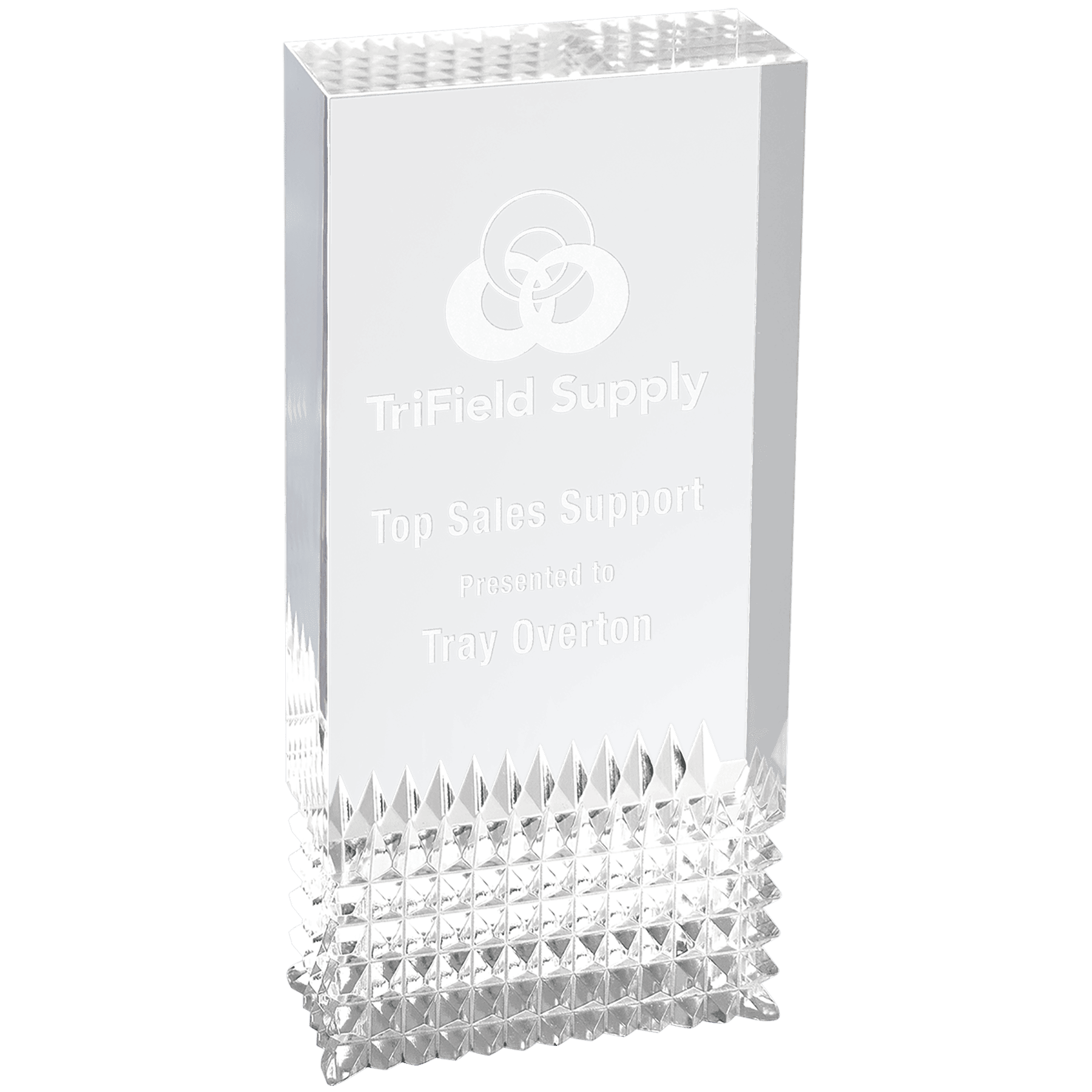 2 3/4" x 6" Tribute Acrylic - Image 3