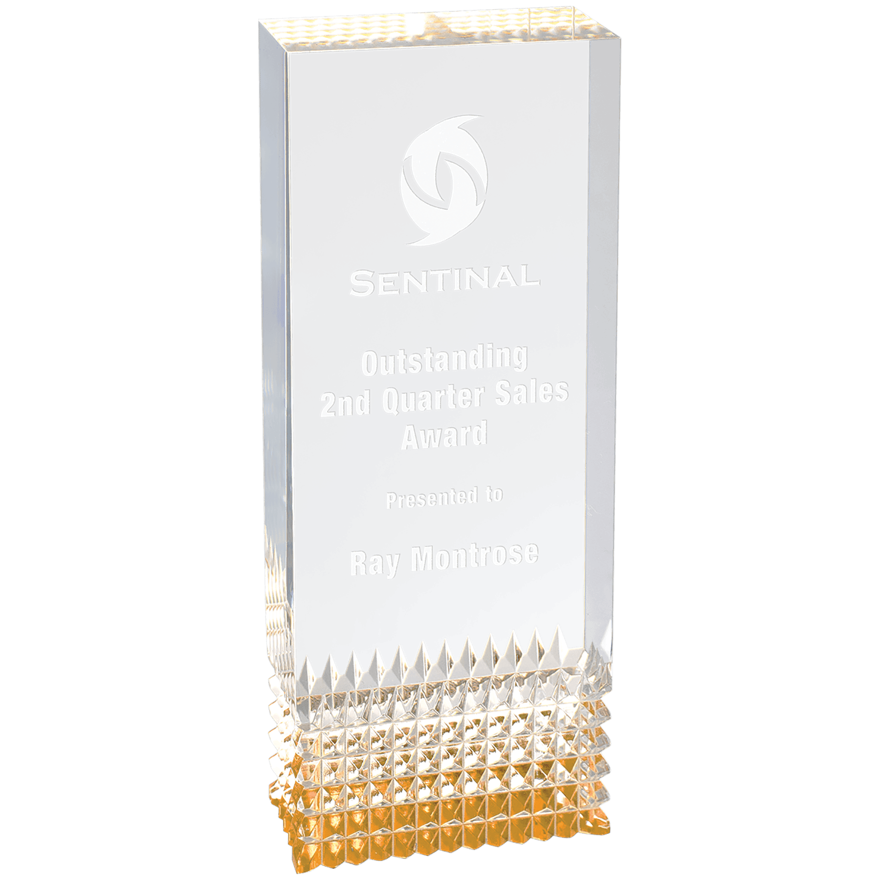 2 3/4" x 7" Tribute Acrylic - Image 2