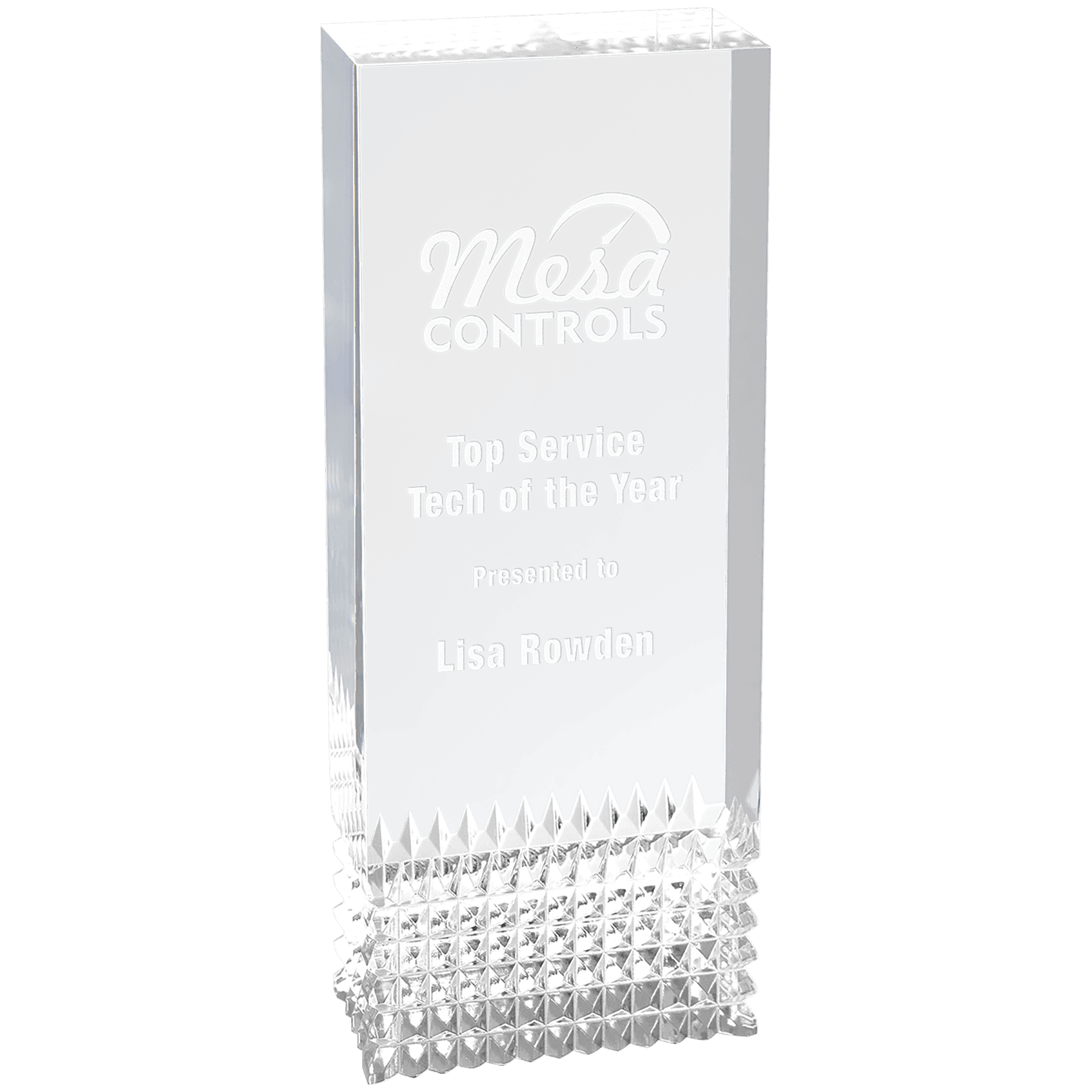 2 3/4" x 7" Tribute Acrylic - Image 3