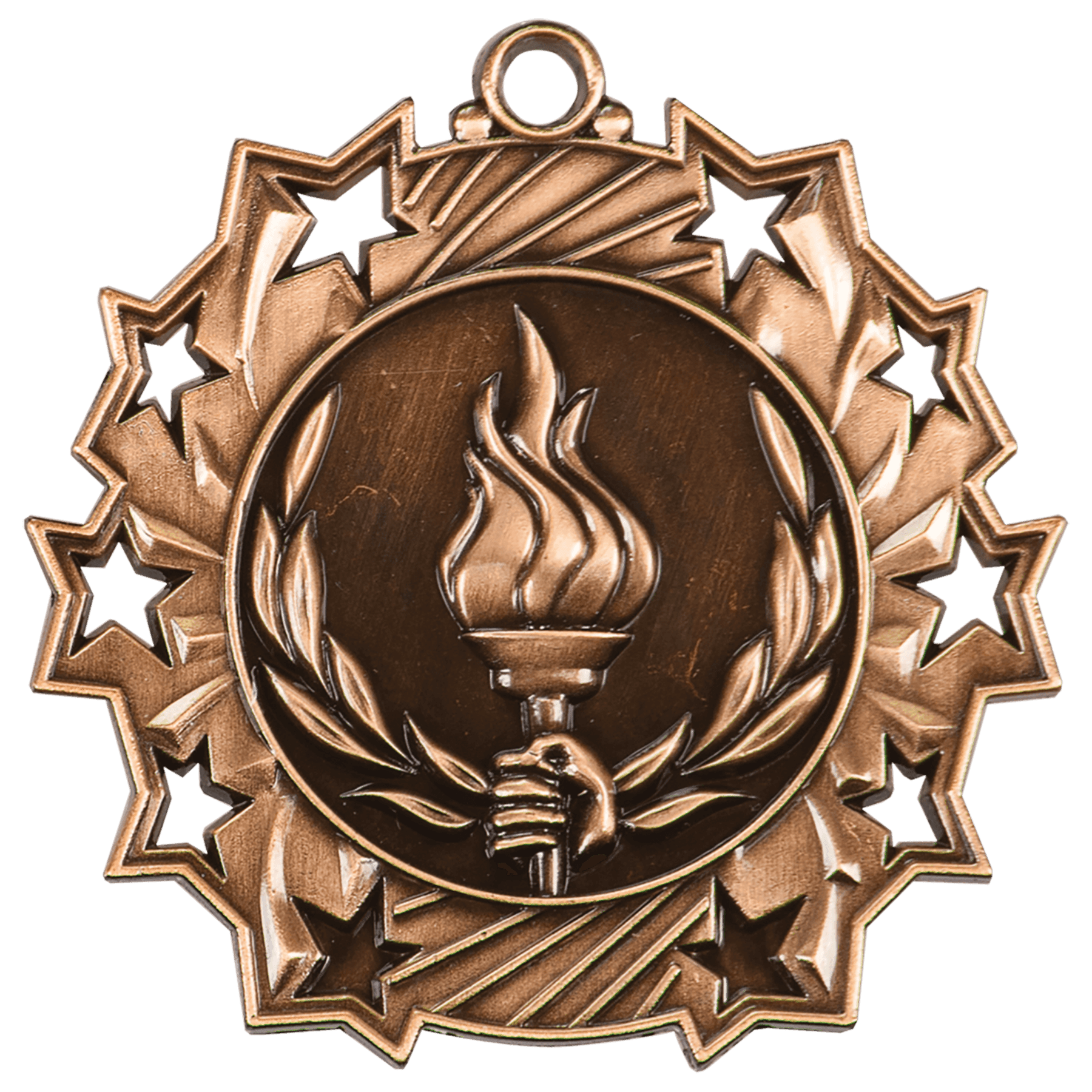 2 1/4" Victory Ten Star Medal - Image 3