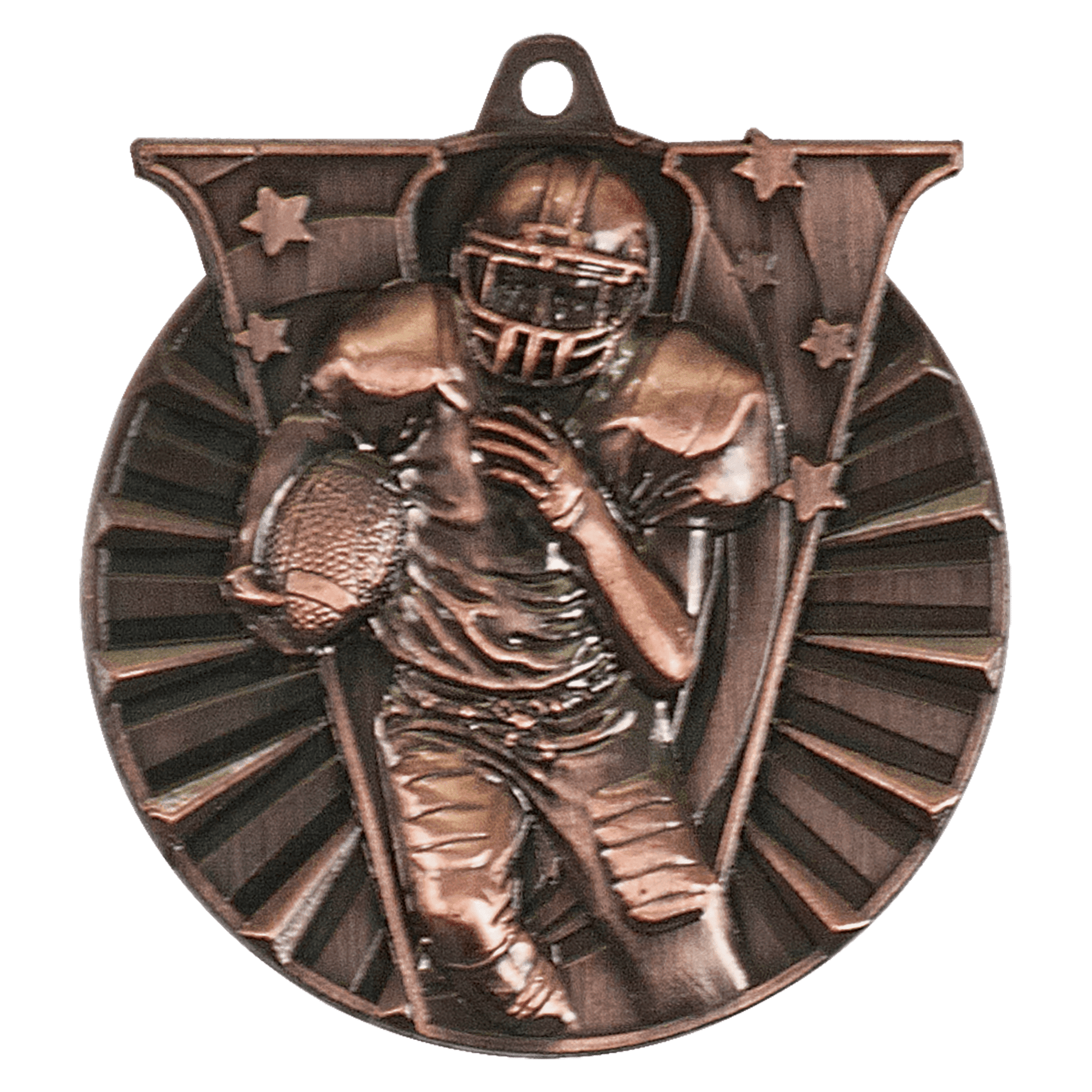 2" Football Victory Medal - Image 3