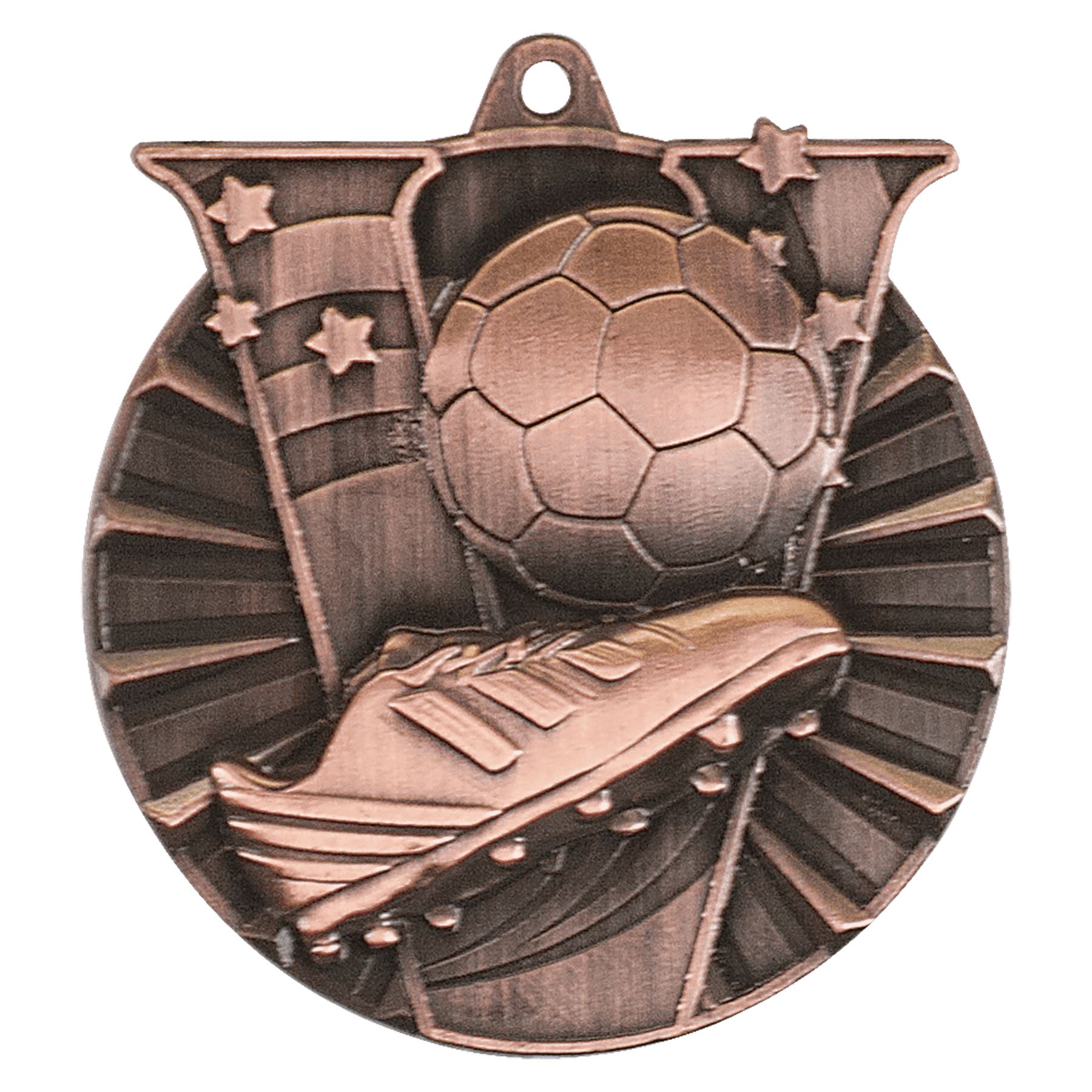 2" Soccer Victory Medal - Image 3